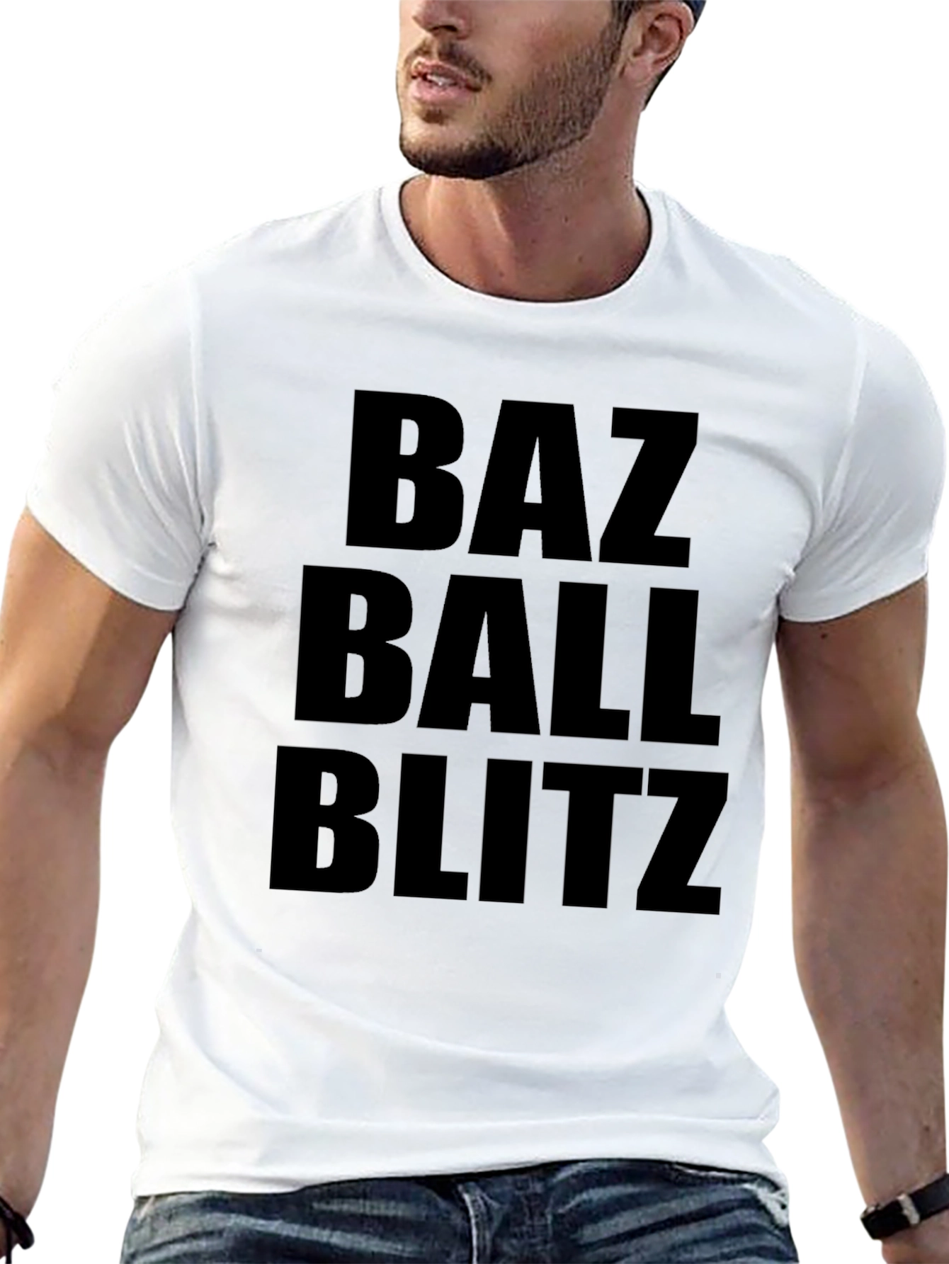 Camiseta Negra Baz Ball Blitz para Hombre