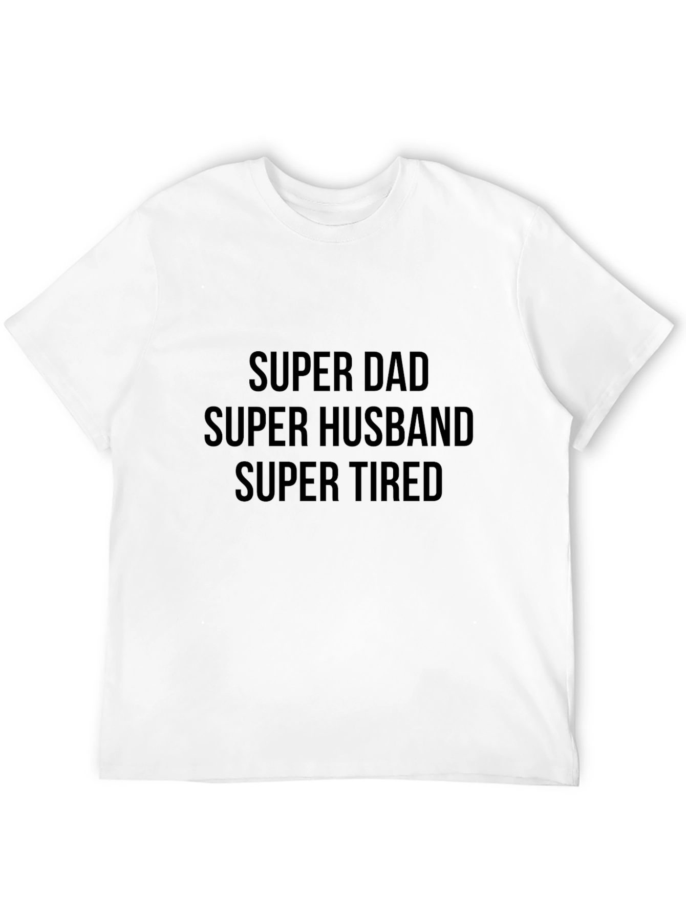 Camiseta Hombre Super Dad Husband Tired