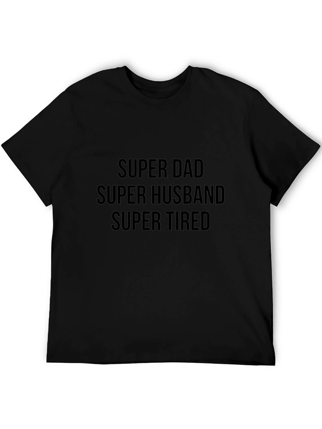 Camiseta Hombre Super Dad Husband Tired