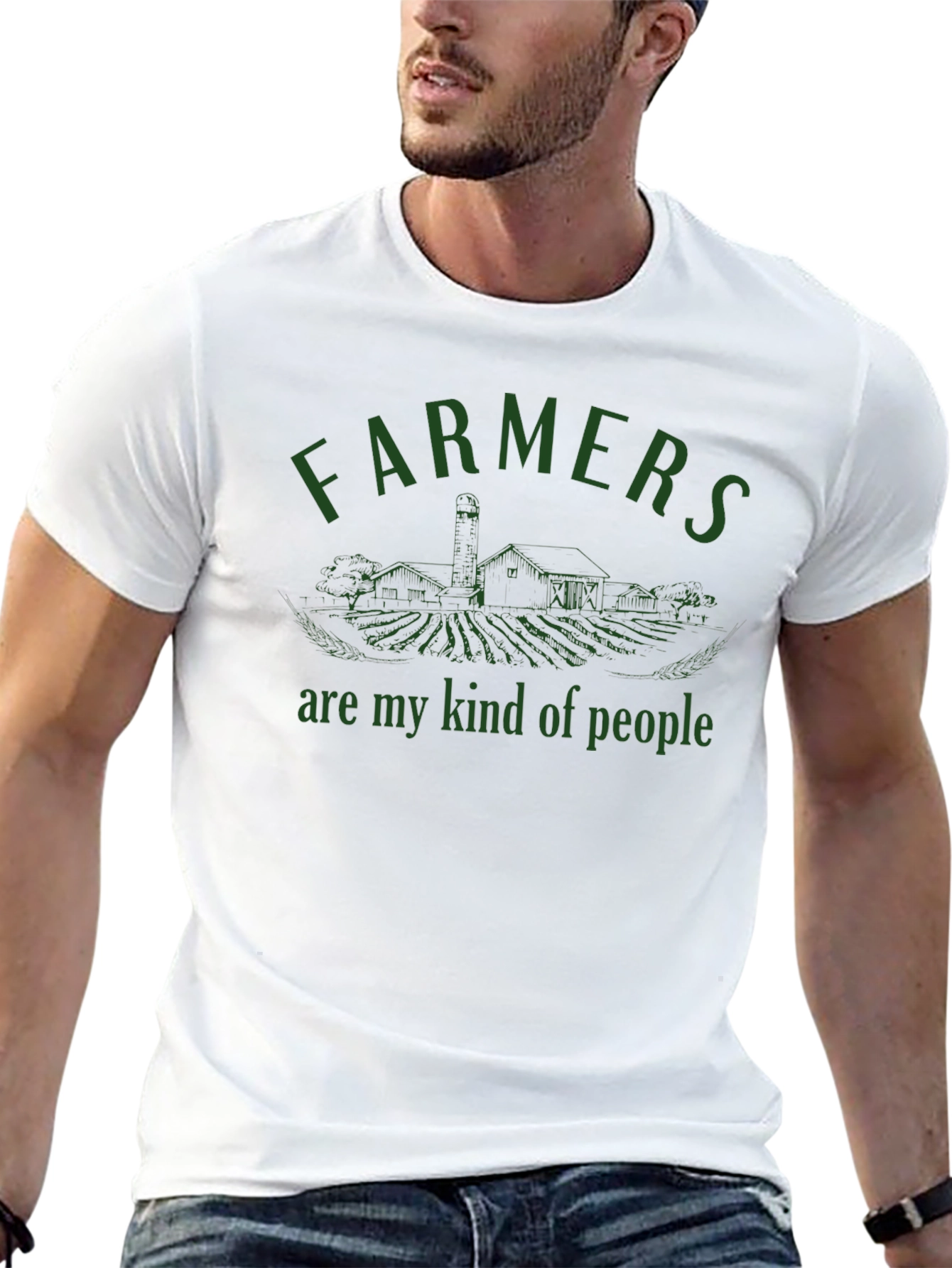 Camiseta Negra Farmers Are My Kind Of People
