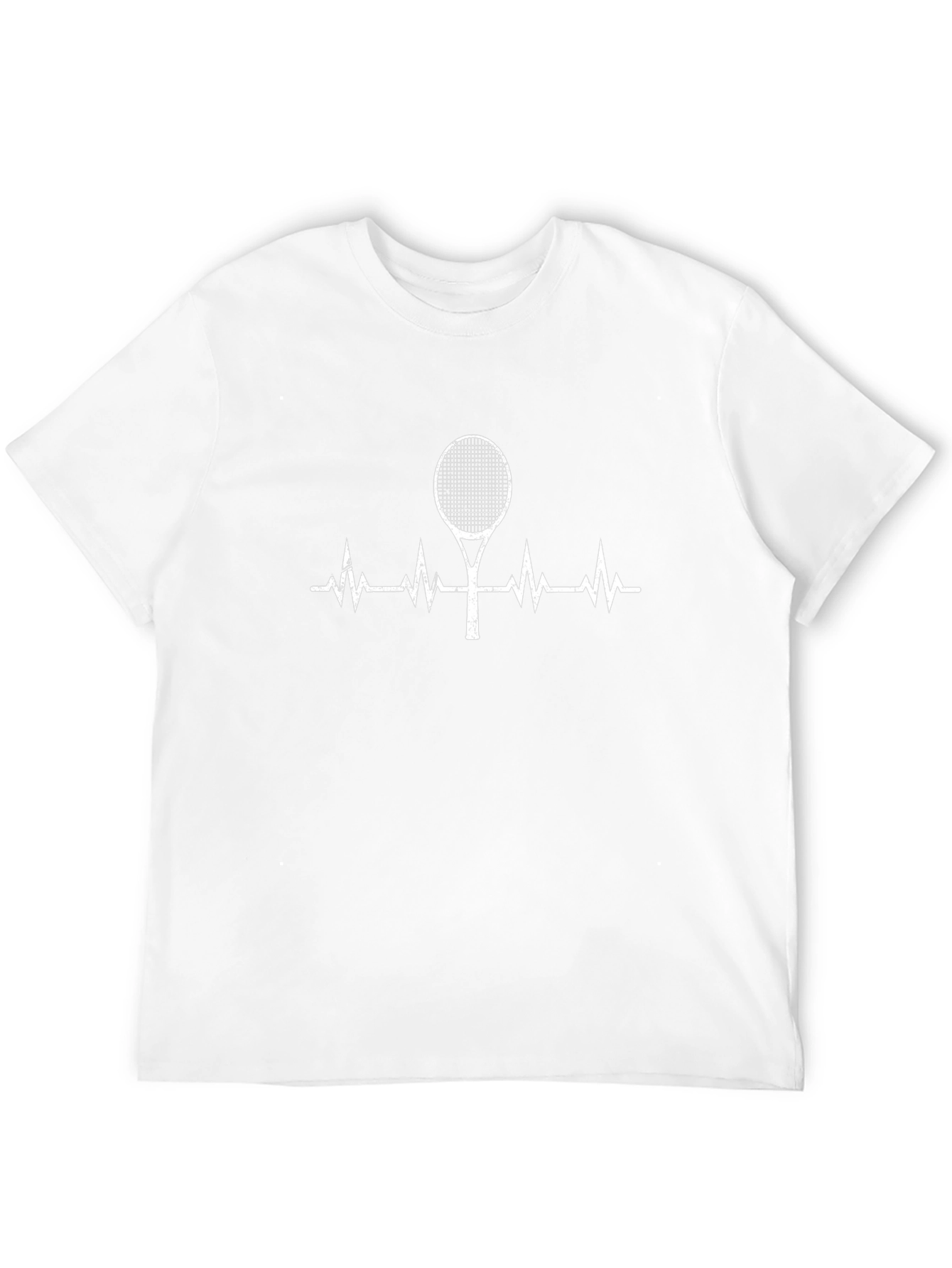 Camiseta Negra Tenis Ritmo Cardíaco