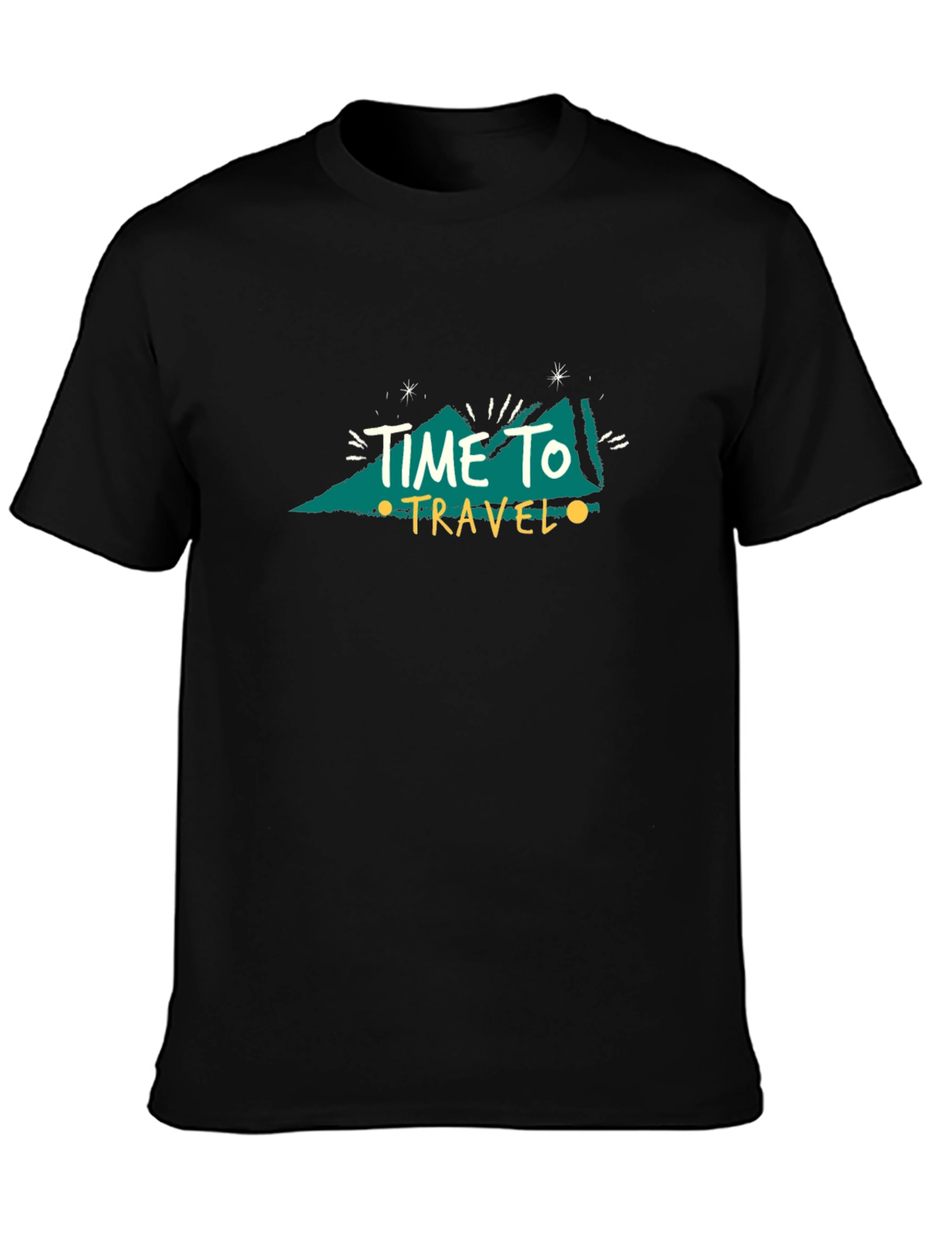 Camiseta Negra Time To Travel