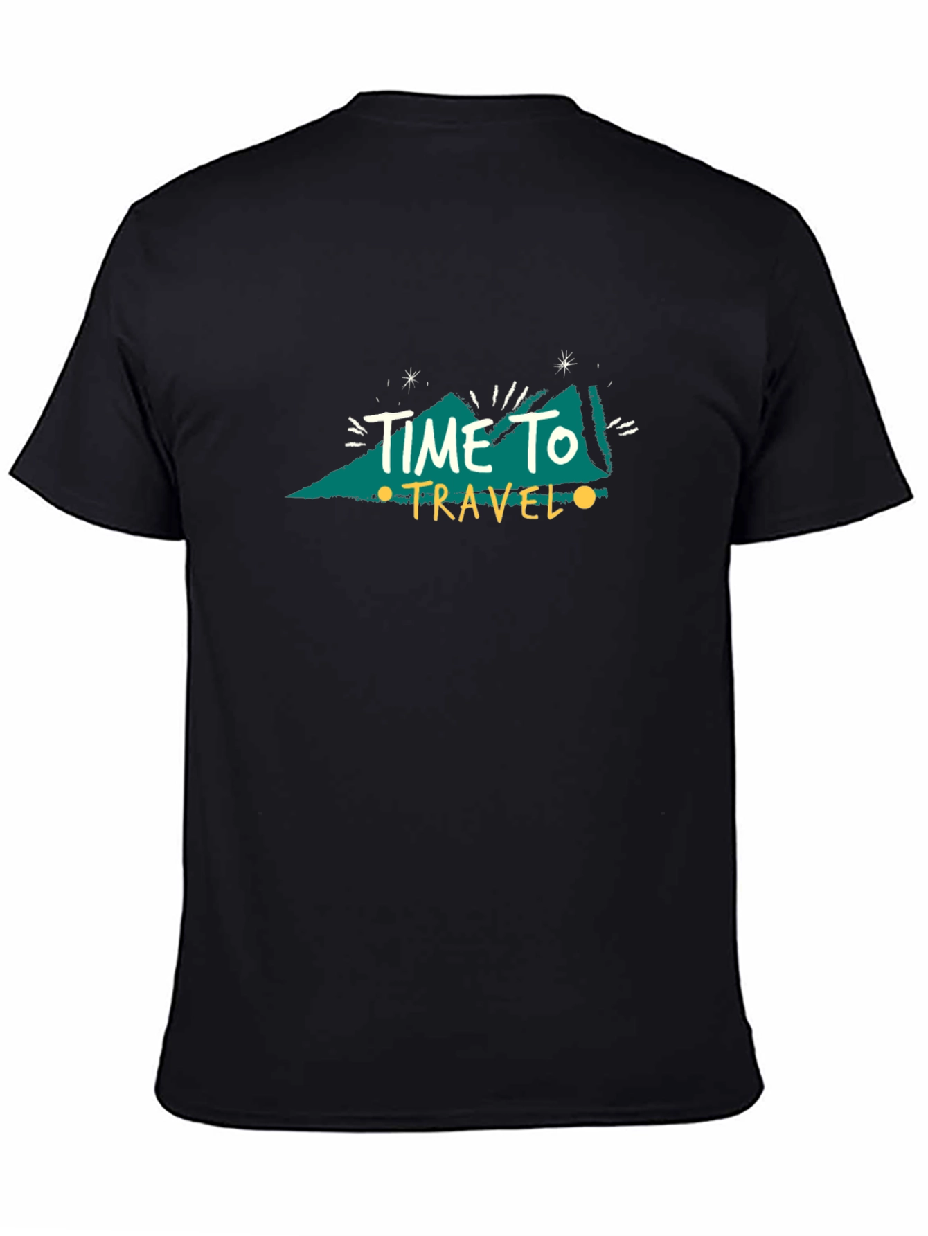 Camiseta Negra Time To Travel