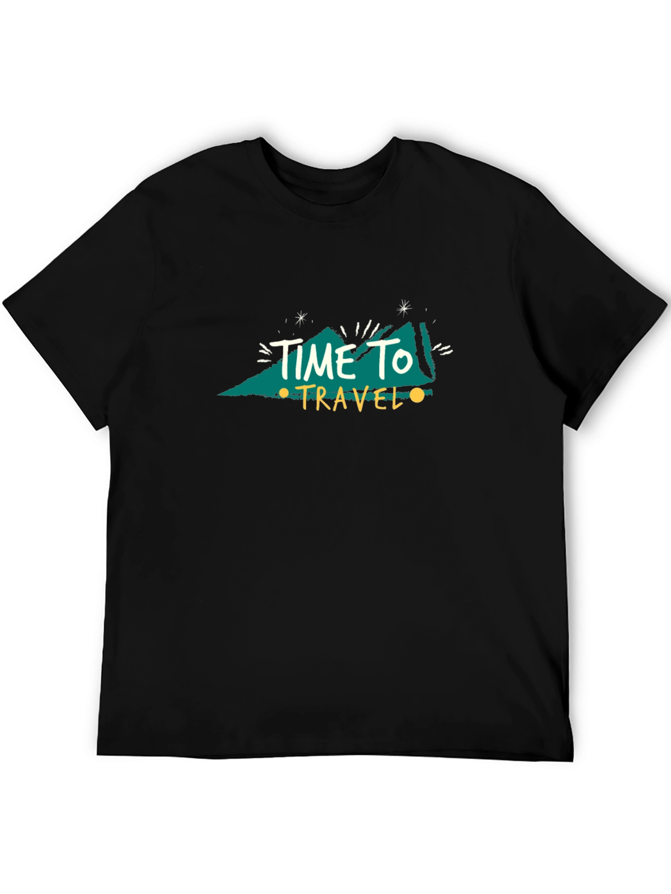 Camiseta Negra Time To Travel