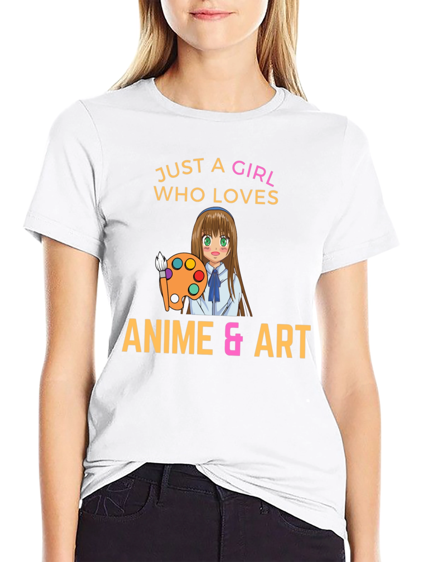 Camiseta Negra Anime & Arte