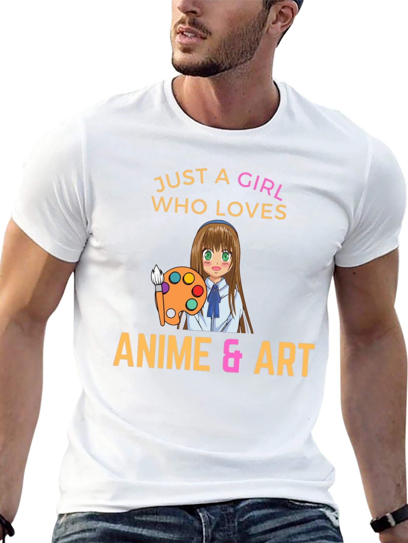 Camiseta Negra Anime & Arte
