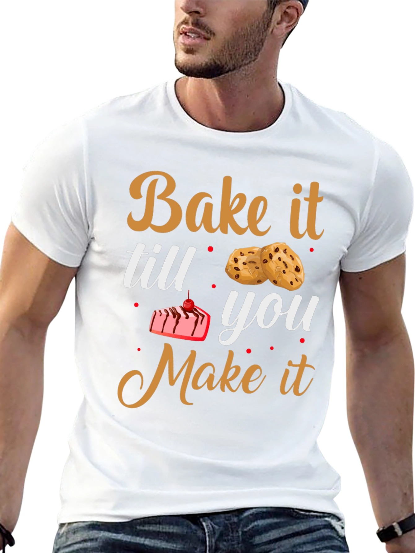 Camiseta Negra con Diseño de Horneado