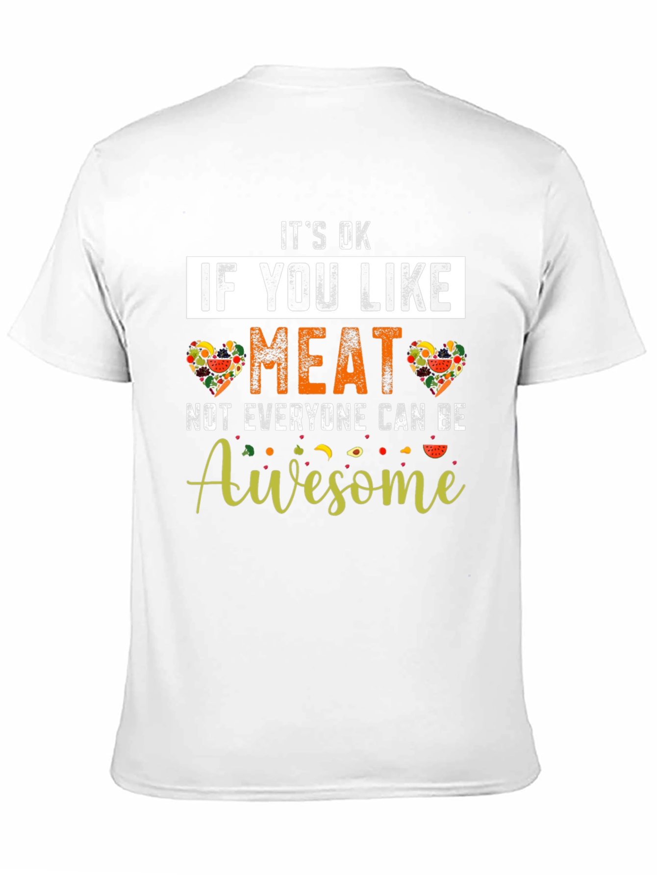 Camiseta Negra Its OK If You Like Meat