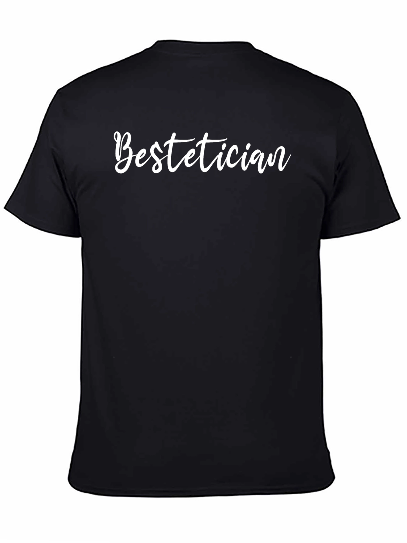 Camiseta Negra Bestetician para Esteticistas