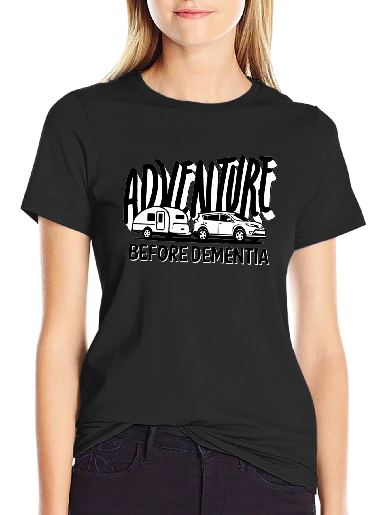 Camiseta Negra Aventura Antes de Demencia