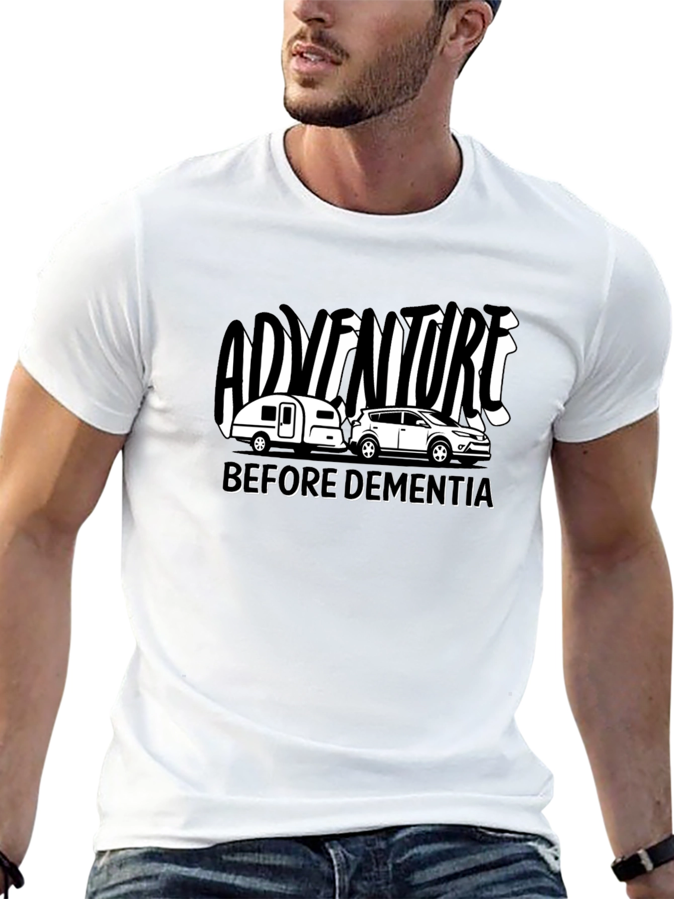 Camiseta Negra Aventura Antes de Demencia