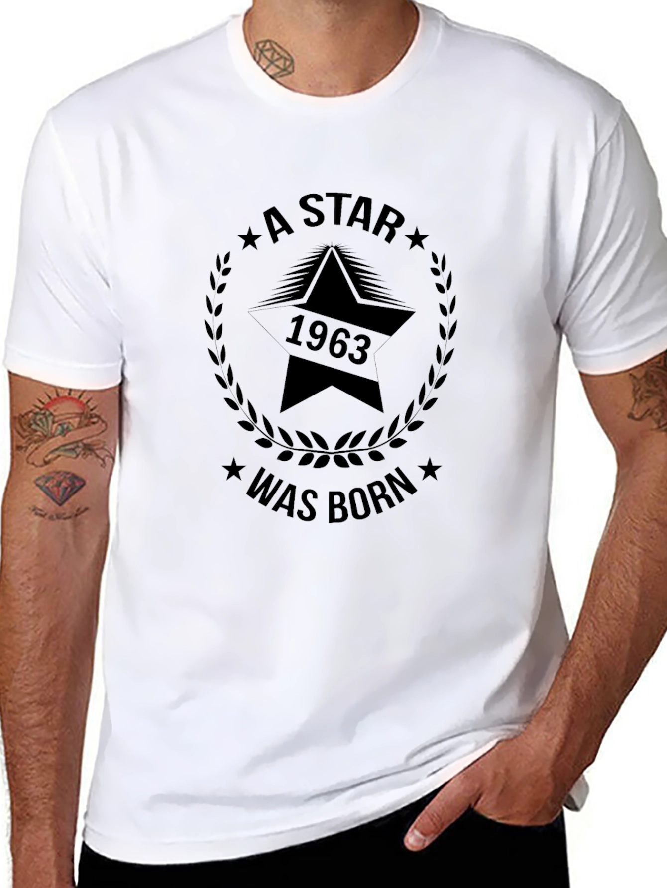 Camiseta Negra A Star Was Born 1963