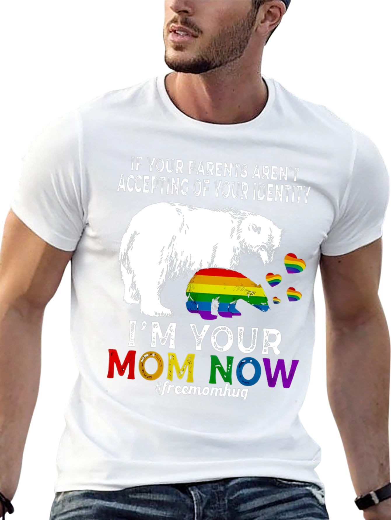 Camiseta LGBT Oso Polar - Mamá Amorosa