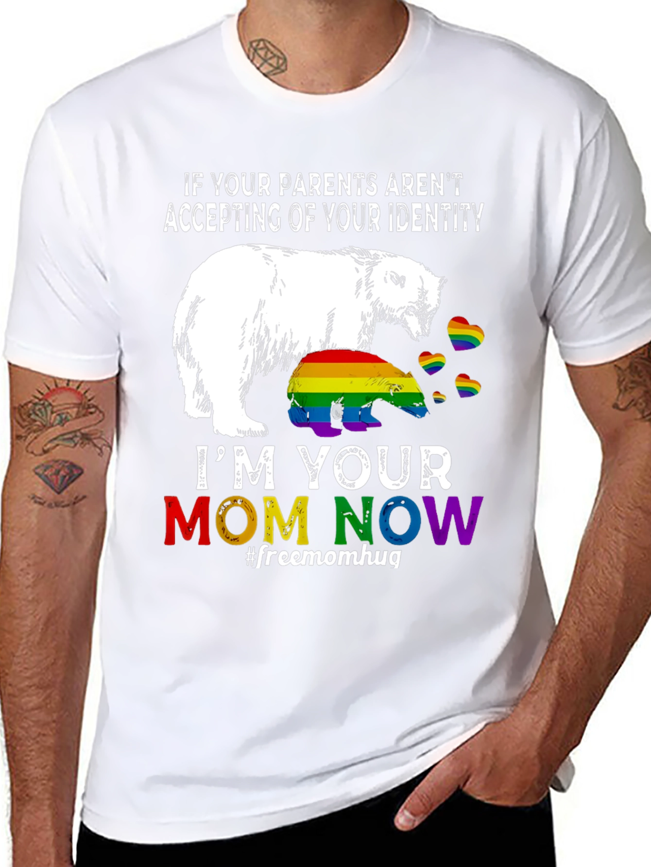 Camiseta LGBT Oso Polar - Mamá Amorosa