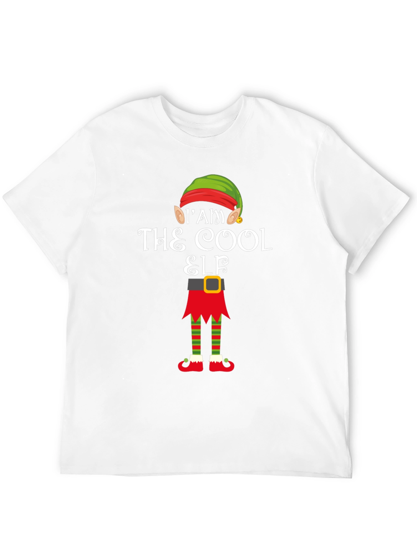 Camiseta Navideña The Cool Elf para Hombre