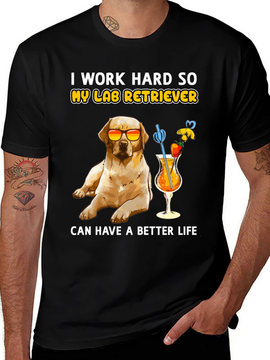 Camiseta Mi Labrador Retriever Una Vida Mejor