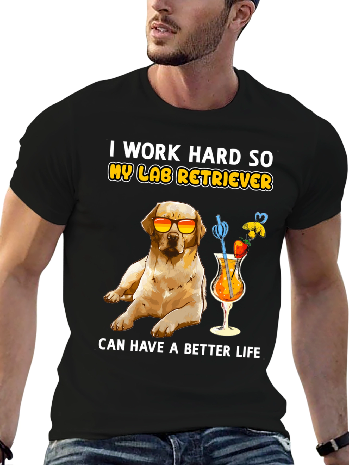 Camiseta Mi Labrador Retriever Una Vida Mejor