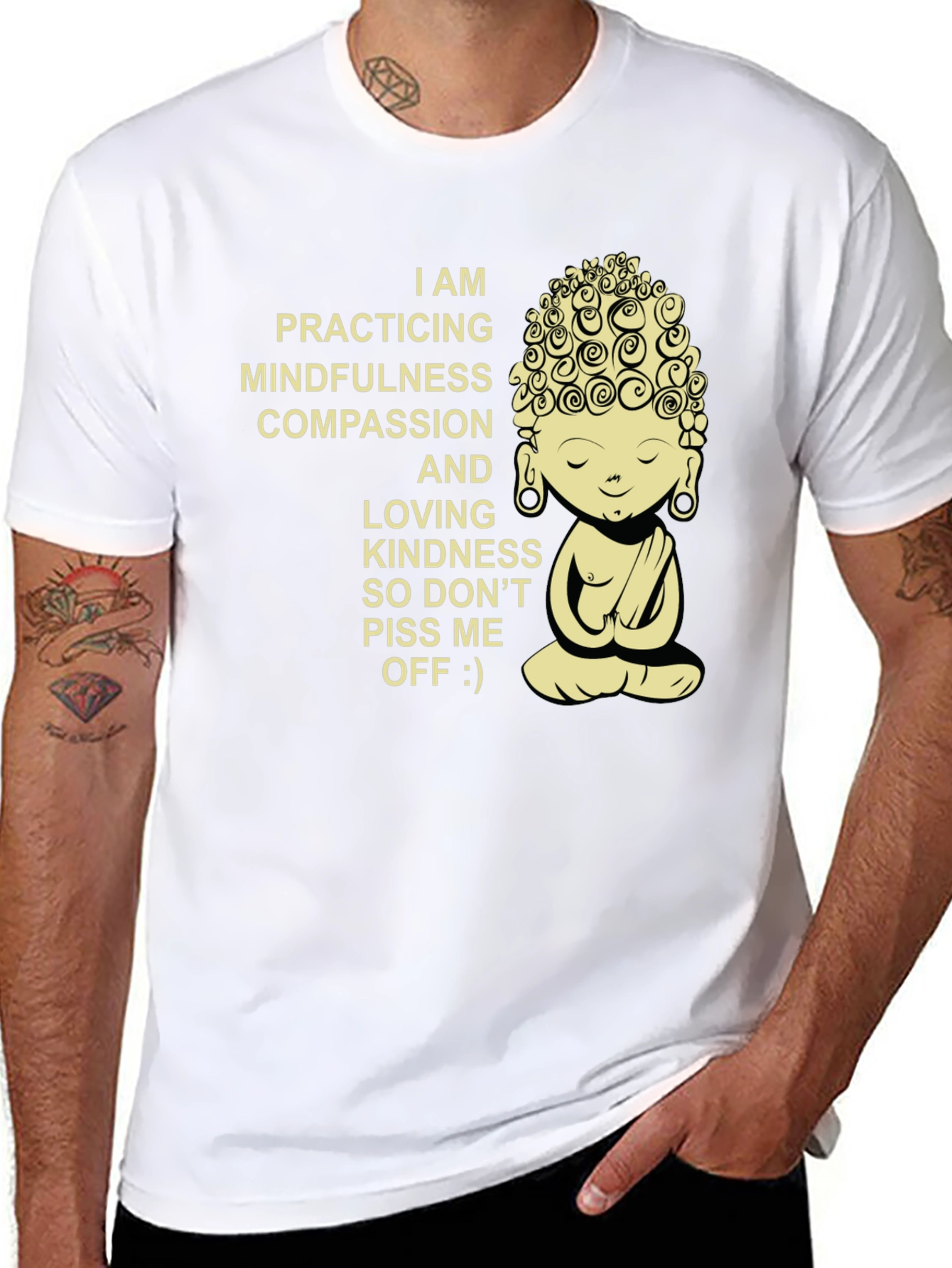 Camiseta Mindfulness Compasión - No Me Hagas Enfadadar