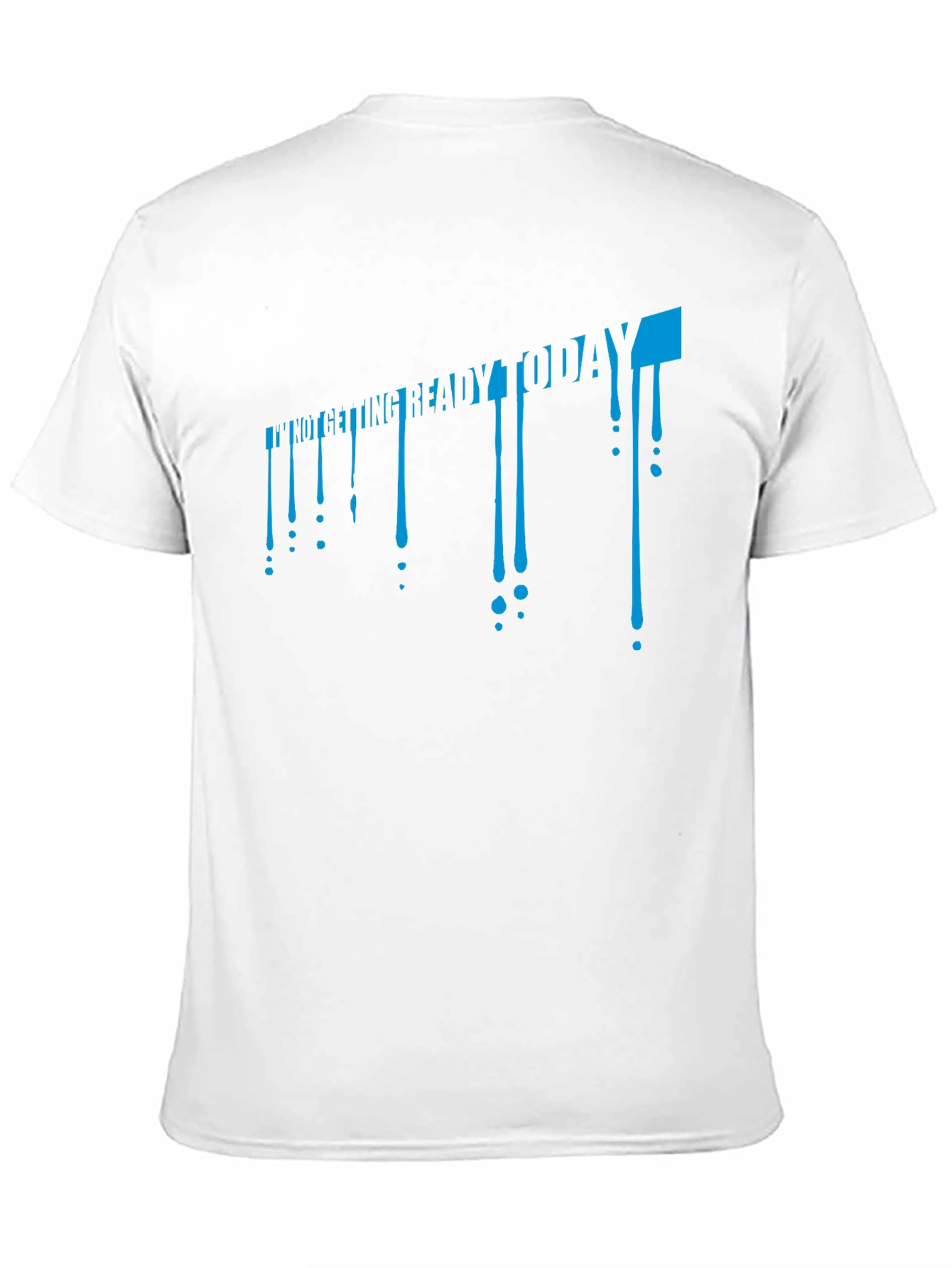 Camiseta Negra con Diseño Hoy No Me Preparo