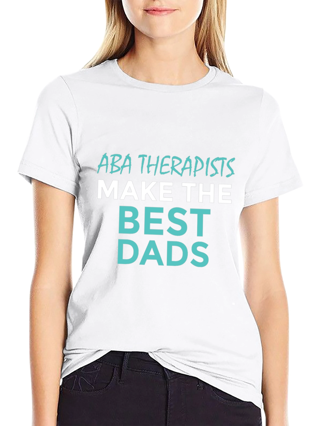 Camiseta Negra ABA Therapists Best Dads