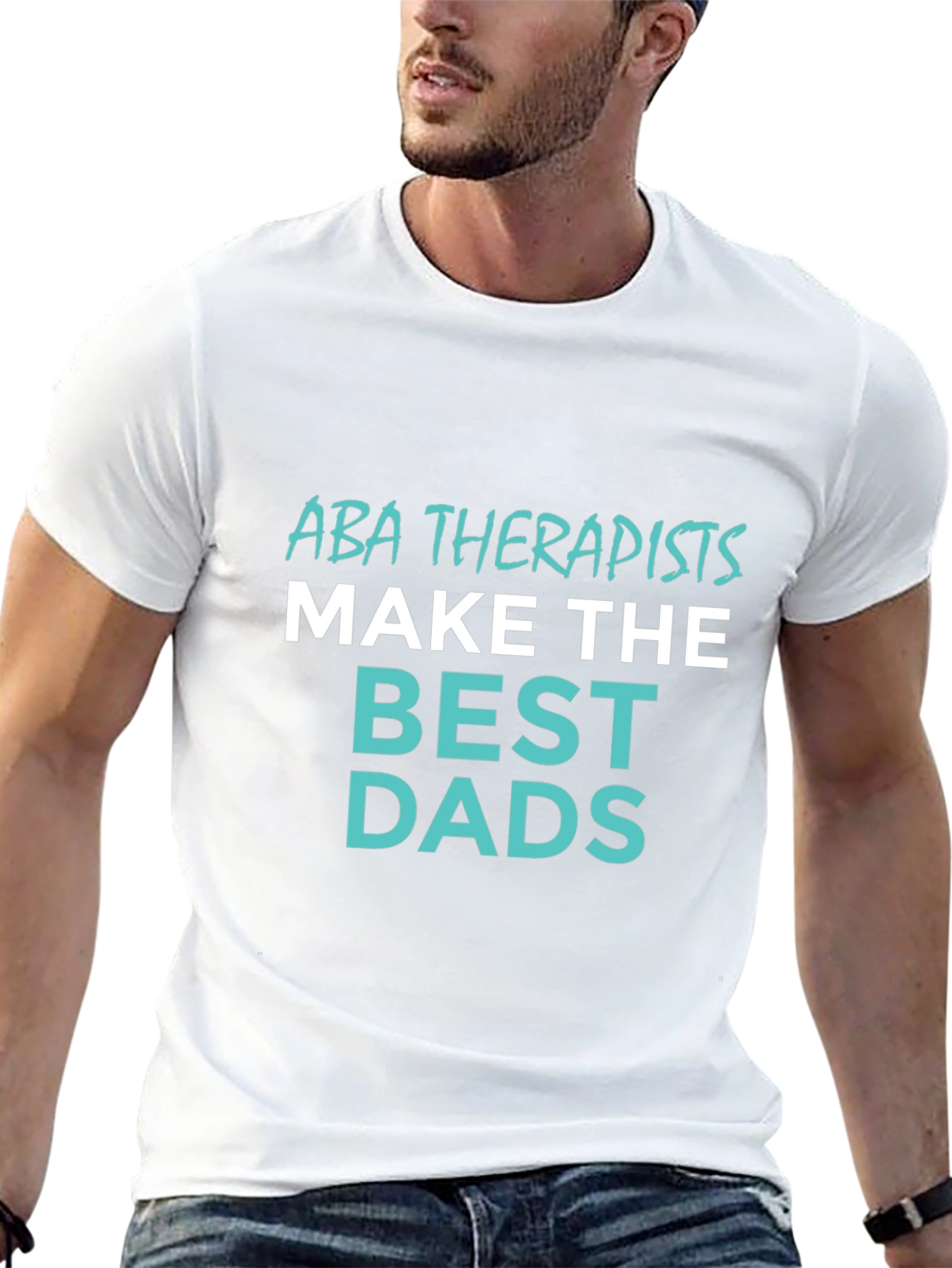 Camiseta Negra ABA Therapists Best Dads