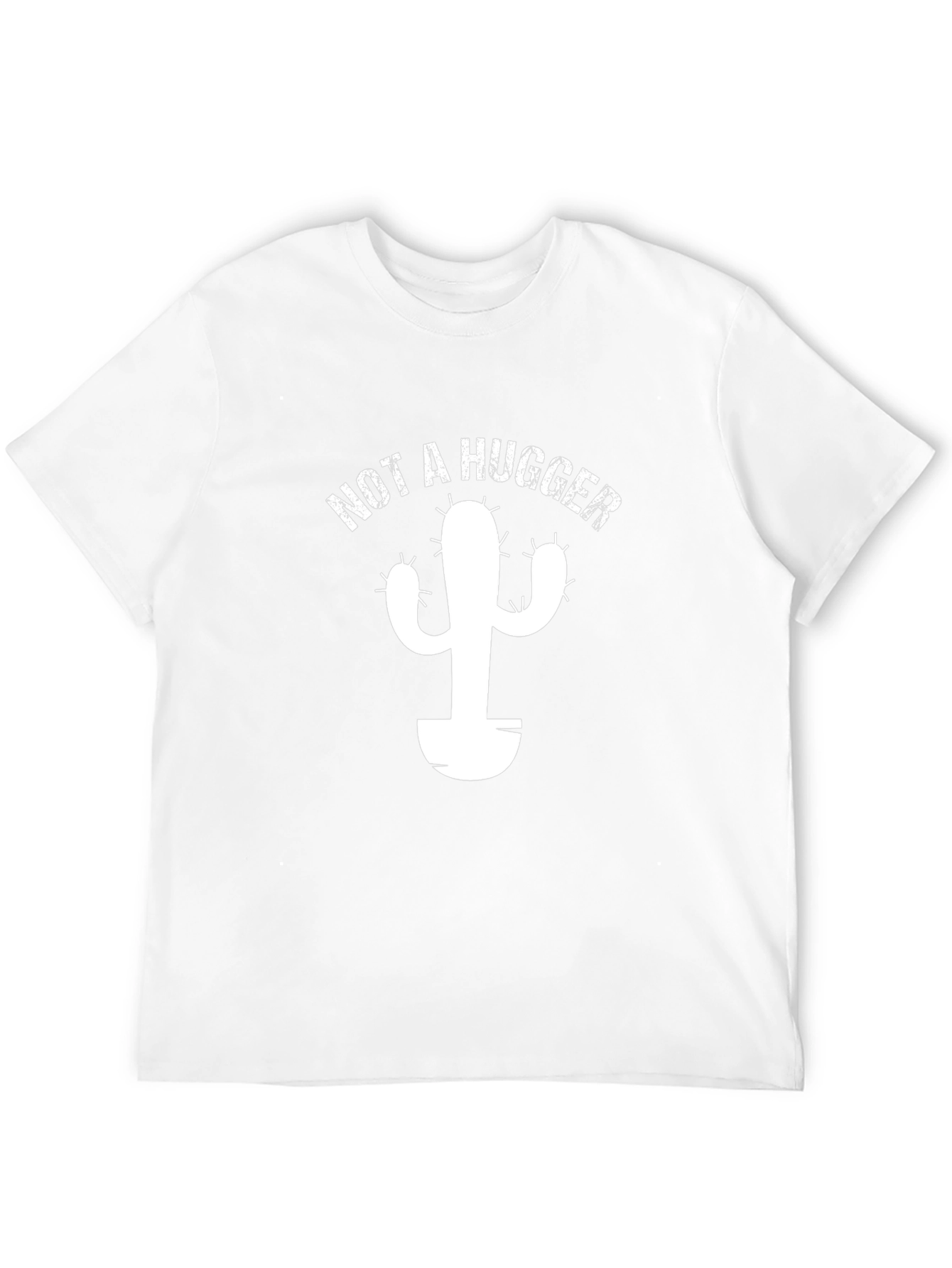 Camiseta Negra Cactus - No Soy Abrazador