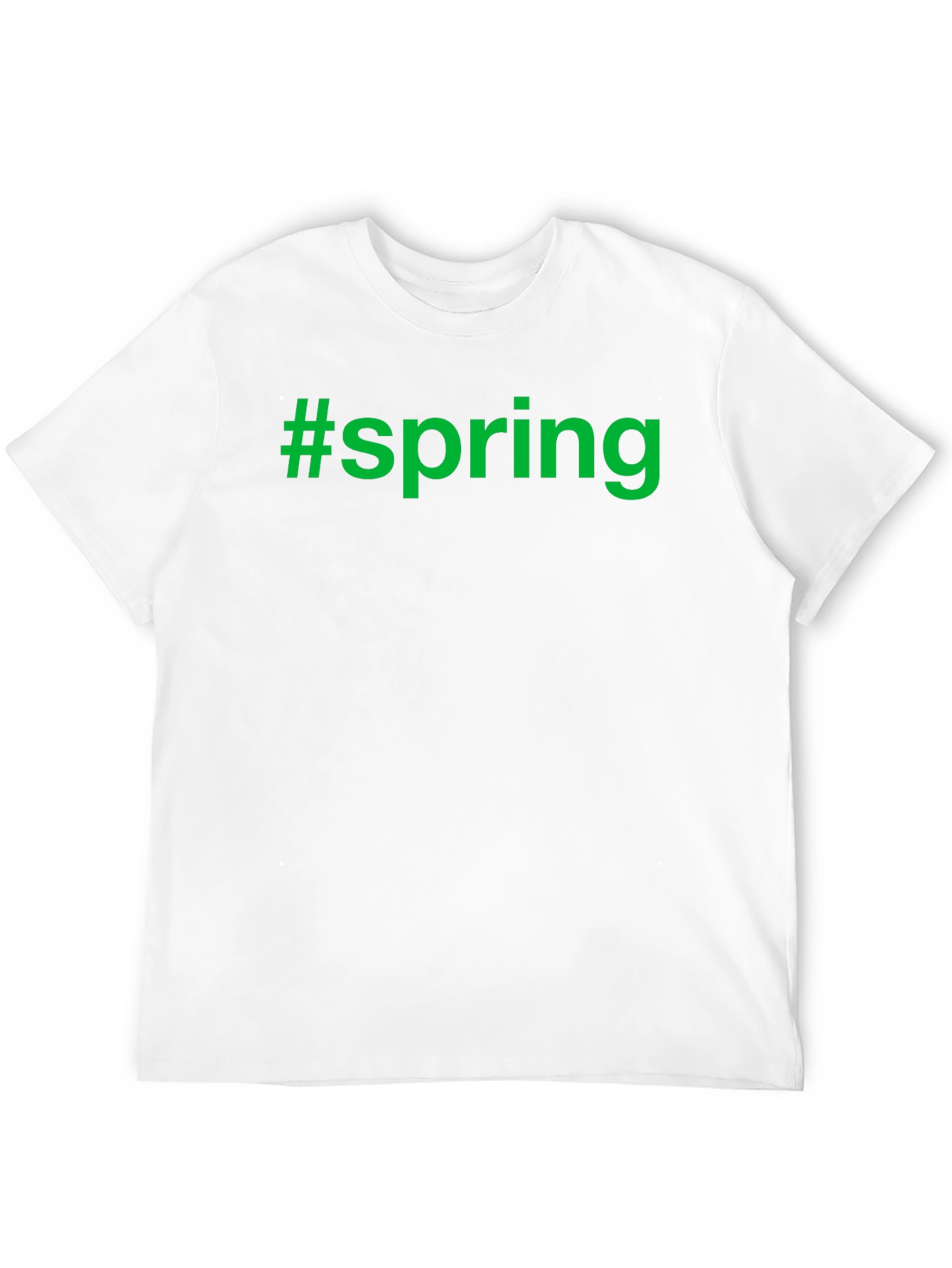 Camiseta Negra #spring Moda Casual Hombre