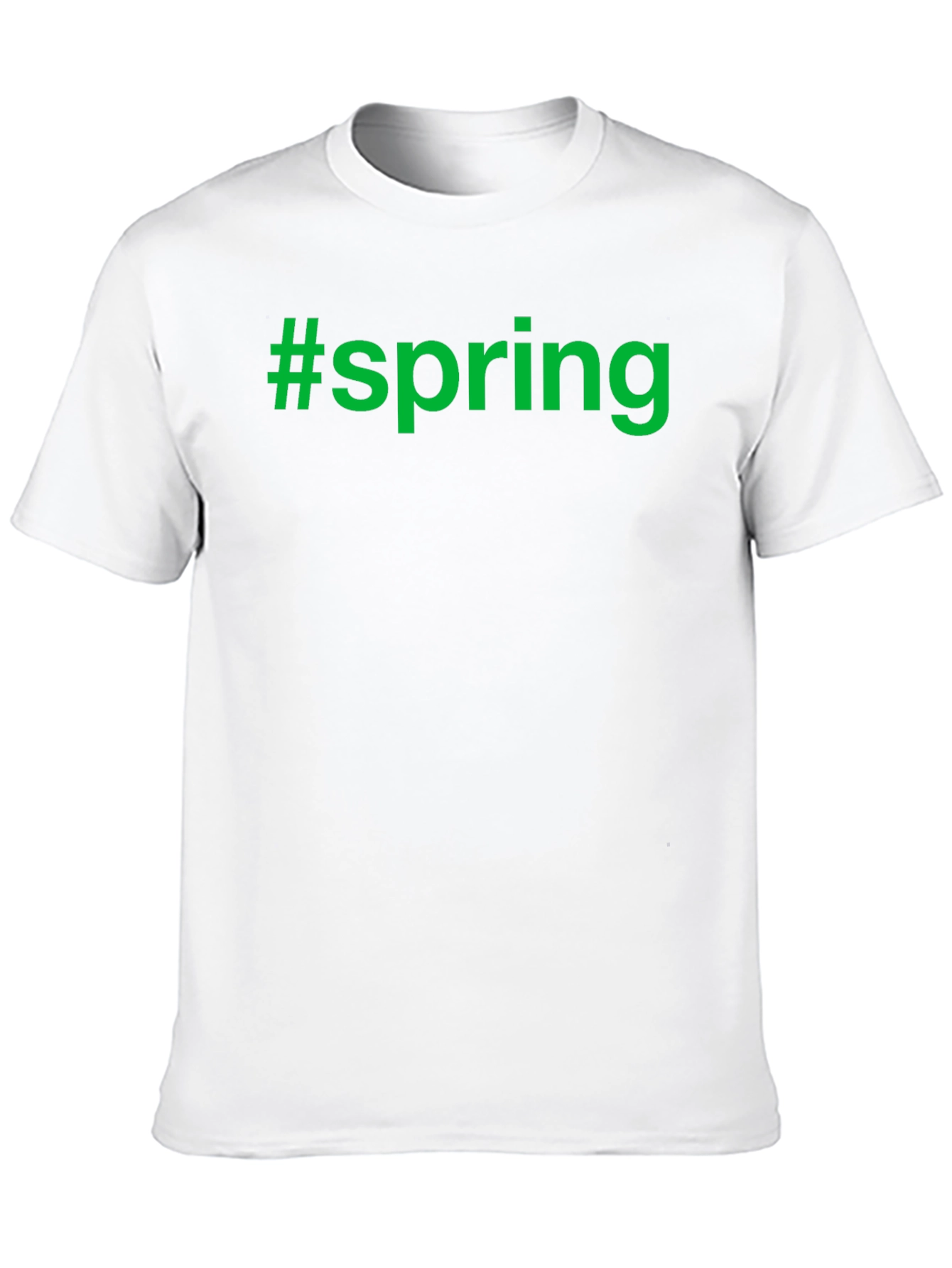 Camiseta Negra #spring Moda Casual Hombre
