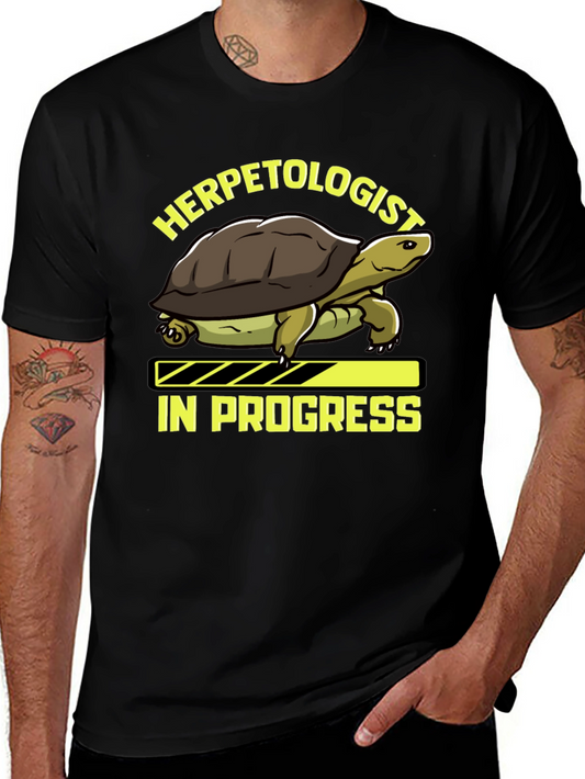 Camiseta Negra Herpetólogo En Progreso