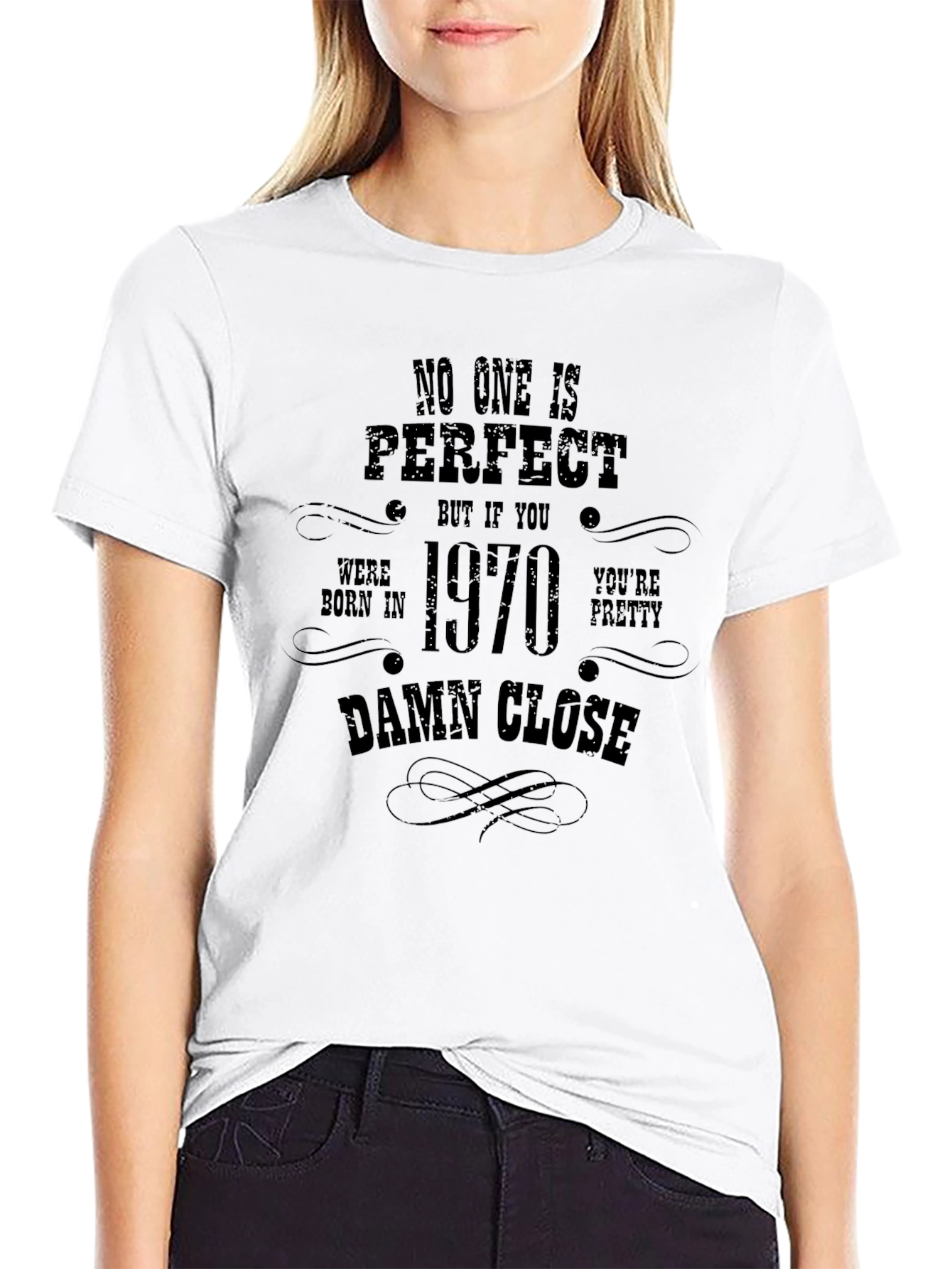 Camiseta Negra Nacido en 1970