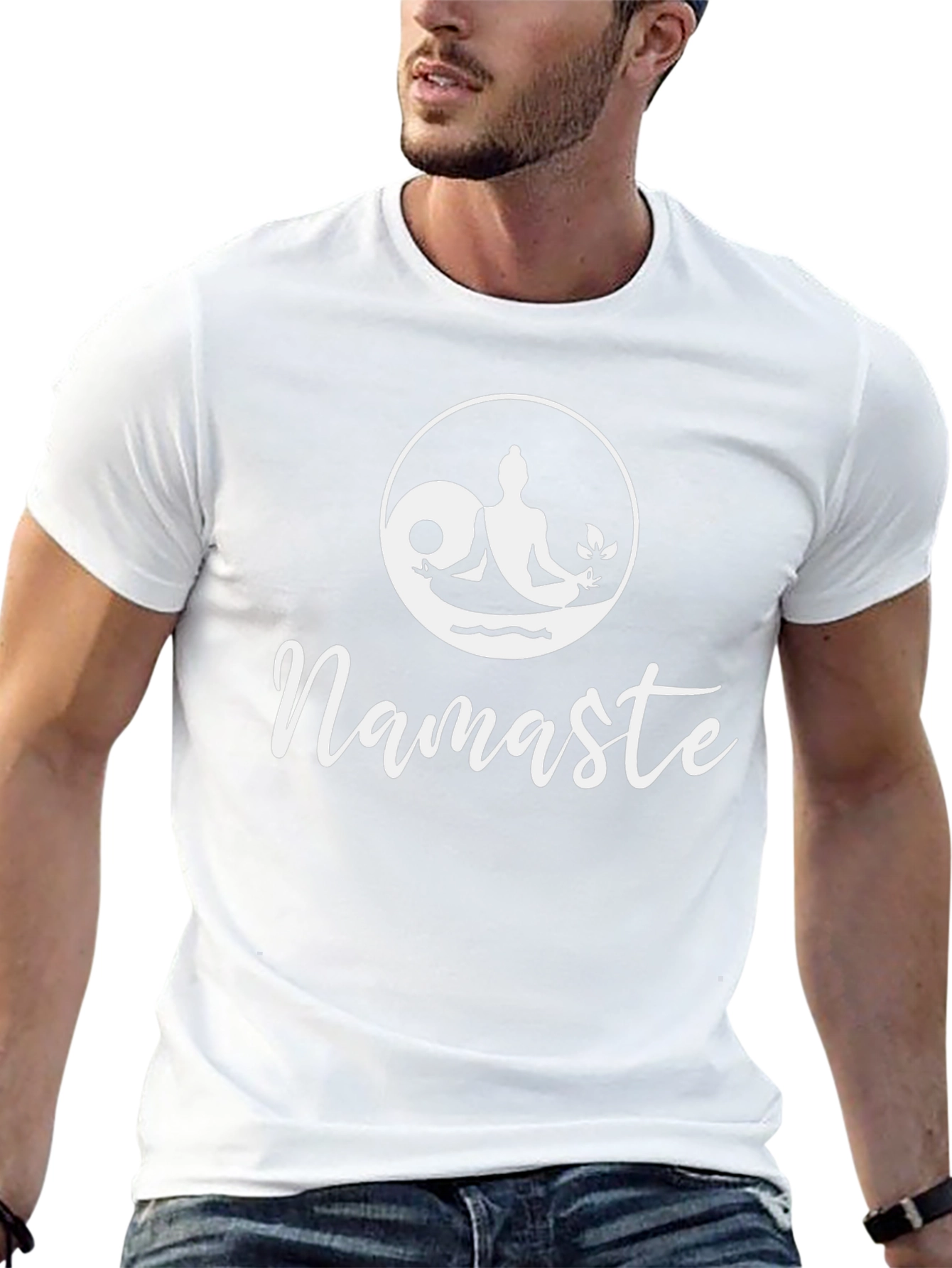 Camiseta Negra Yoga Namaste