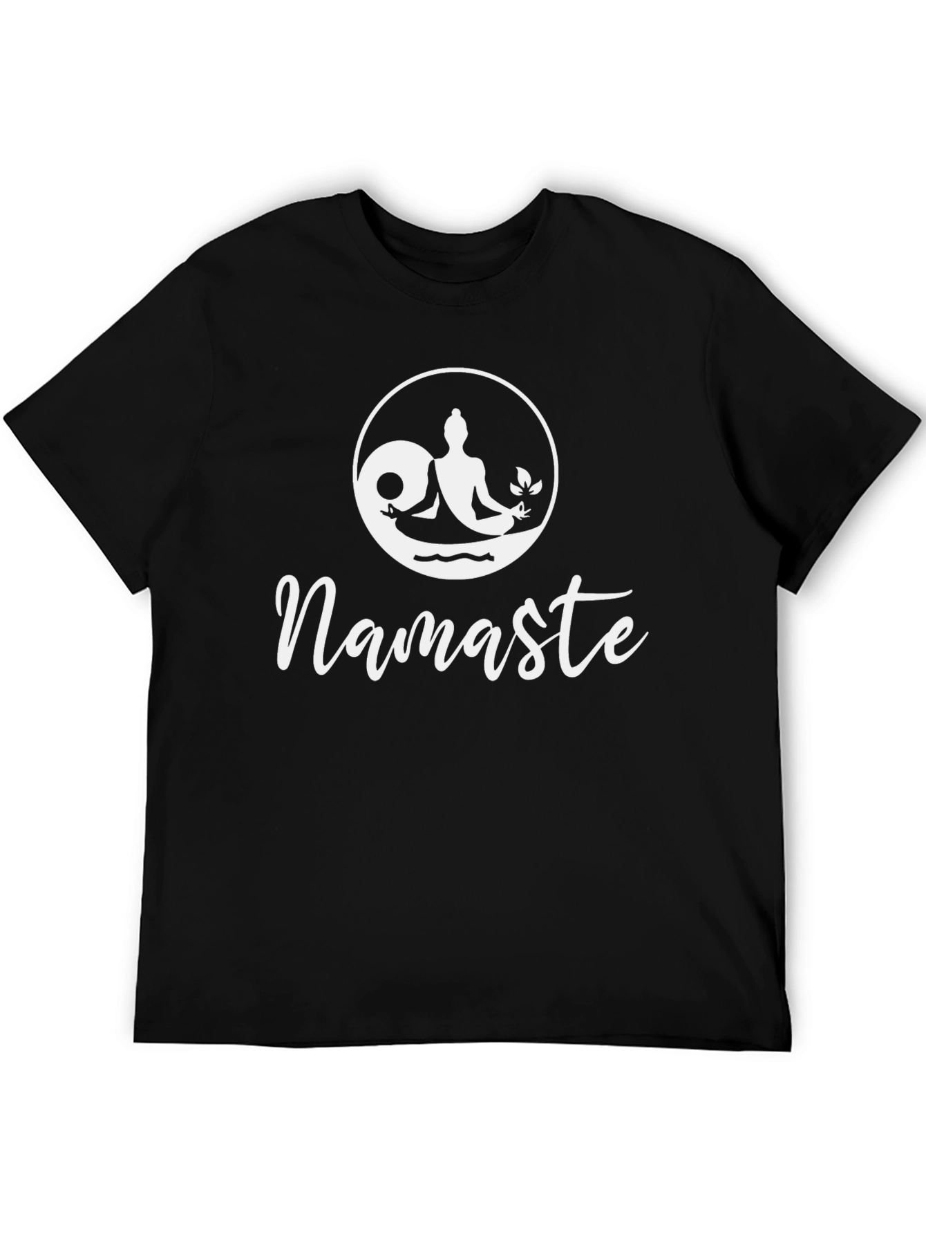 Camiseta Negra Yoga Namaste