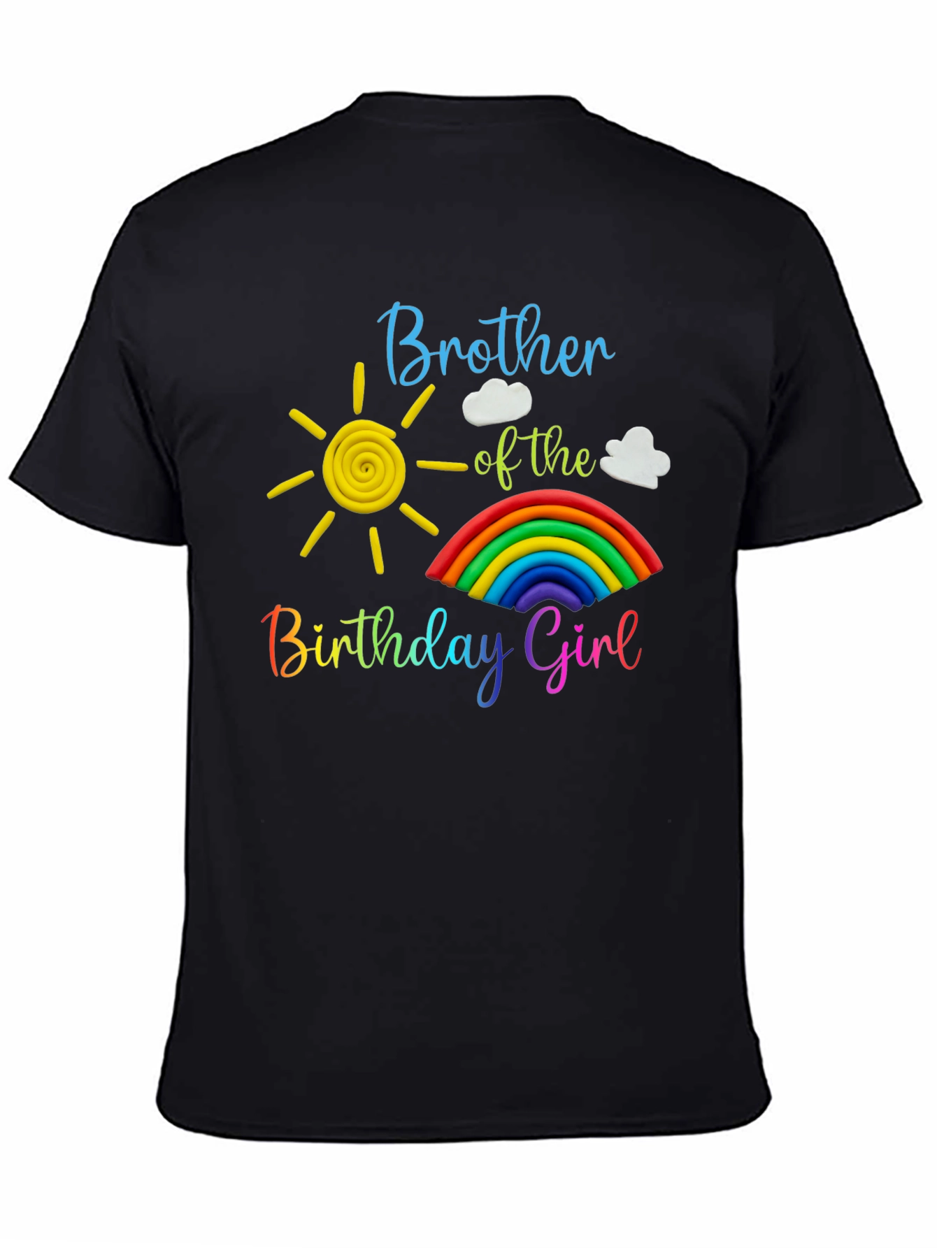 Camiseta Hermano Cumpleañera Sol Arcoíris