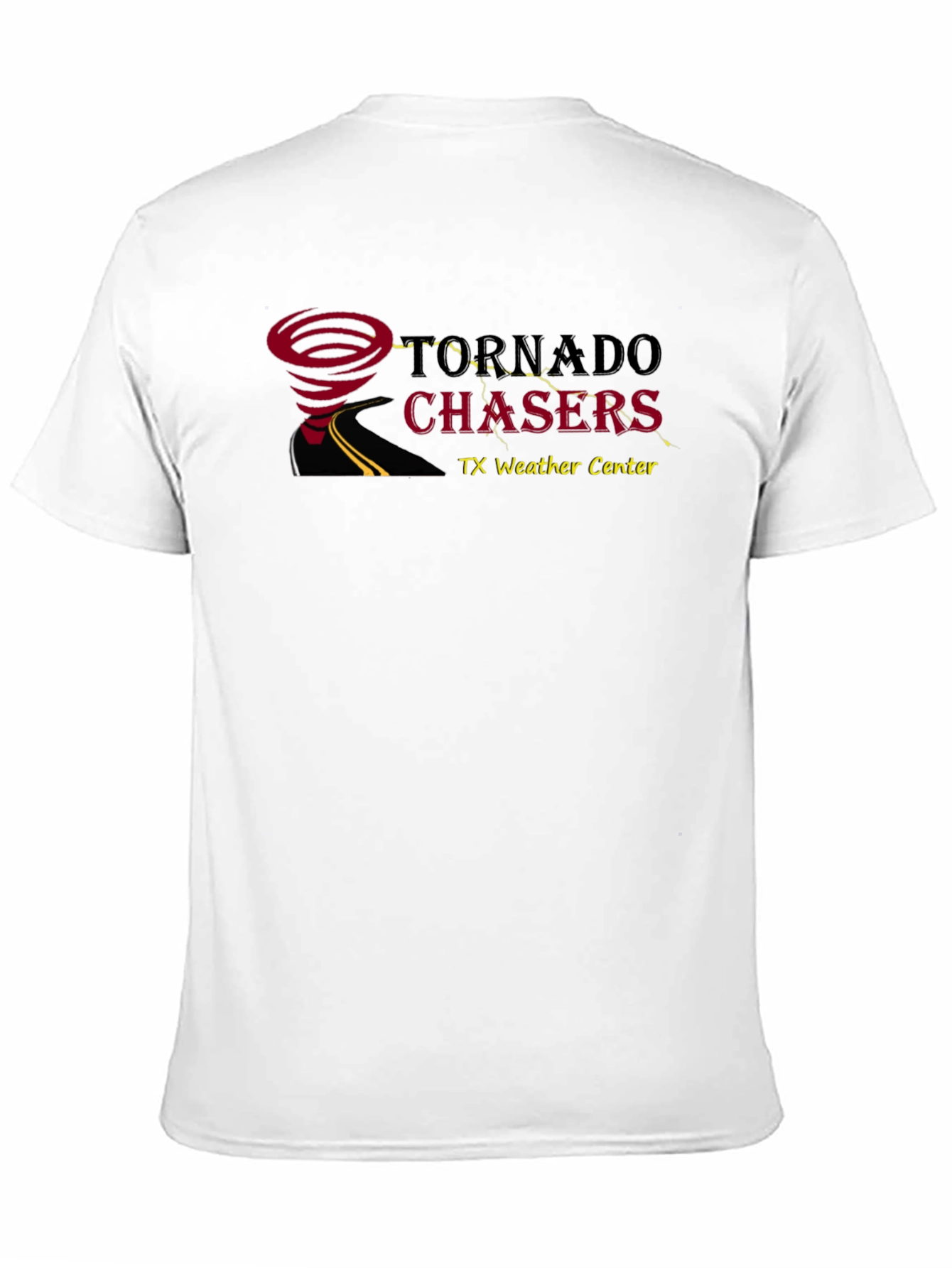 Camiseta Negra Tornado Chasers TX Weather Center