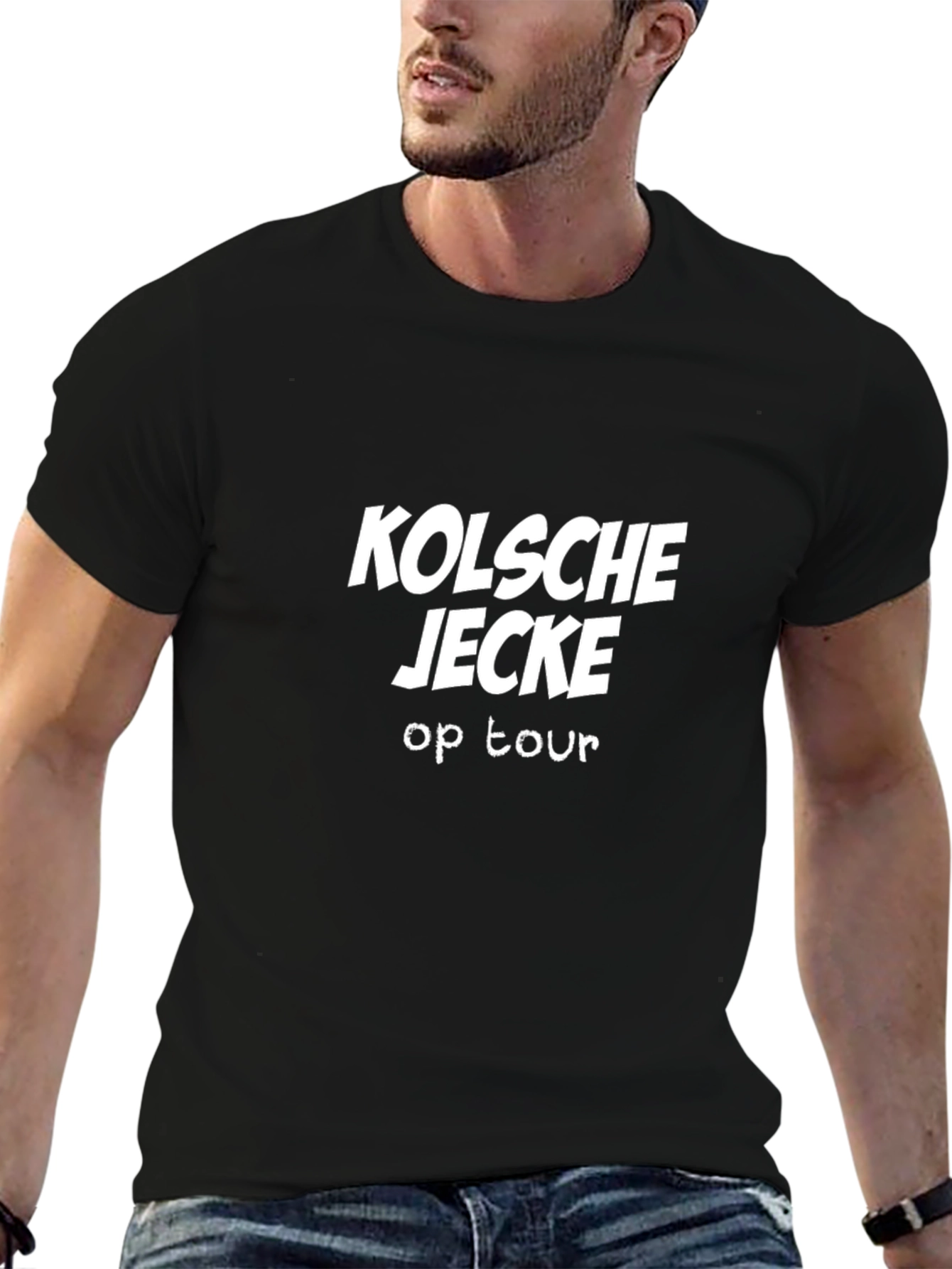 Camiseta Negra Kölsche Jecke op Tour