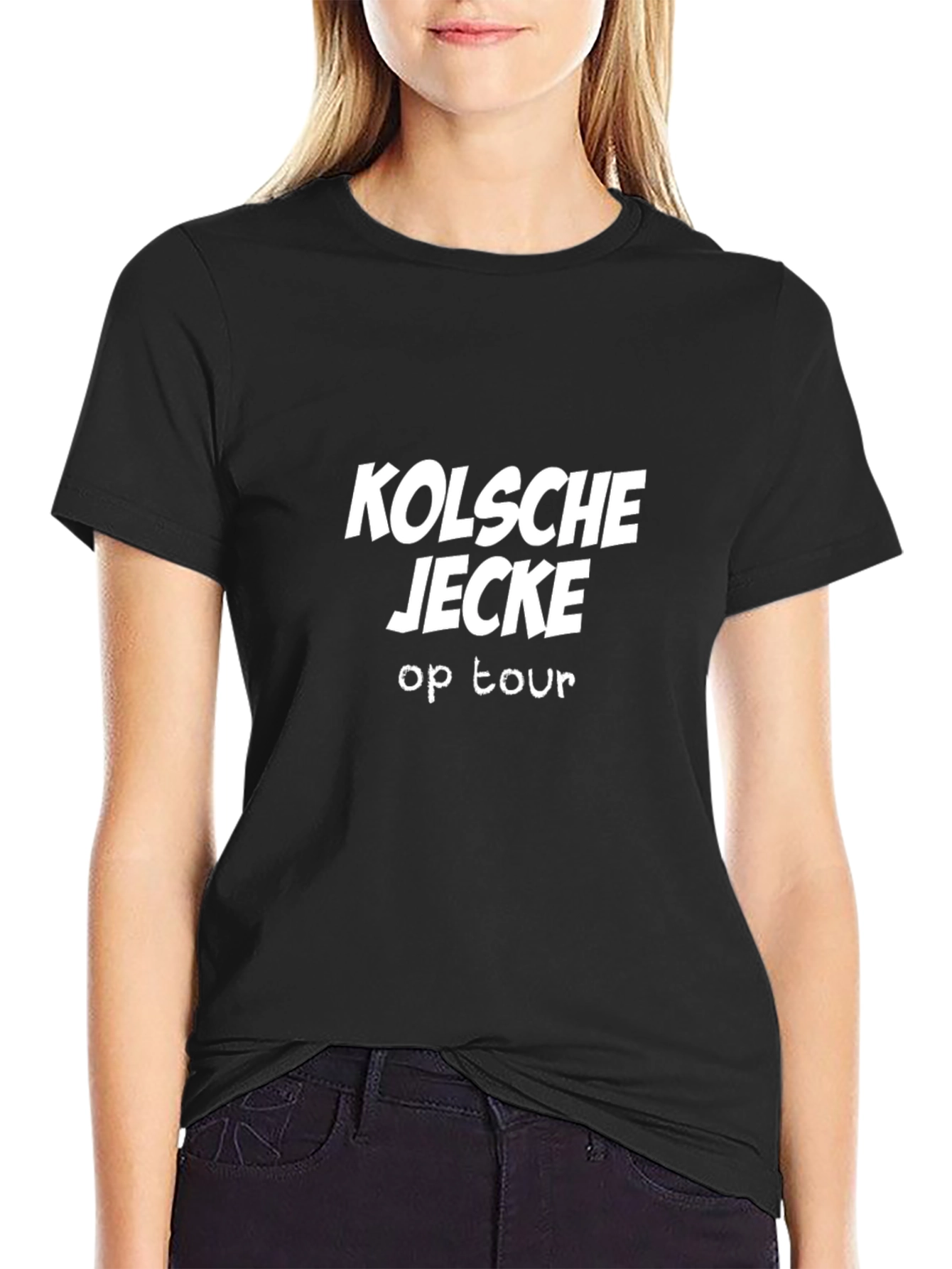 Camiseta Negra Kölsche Jecke op Tour