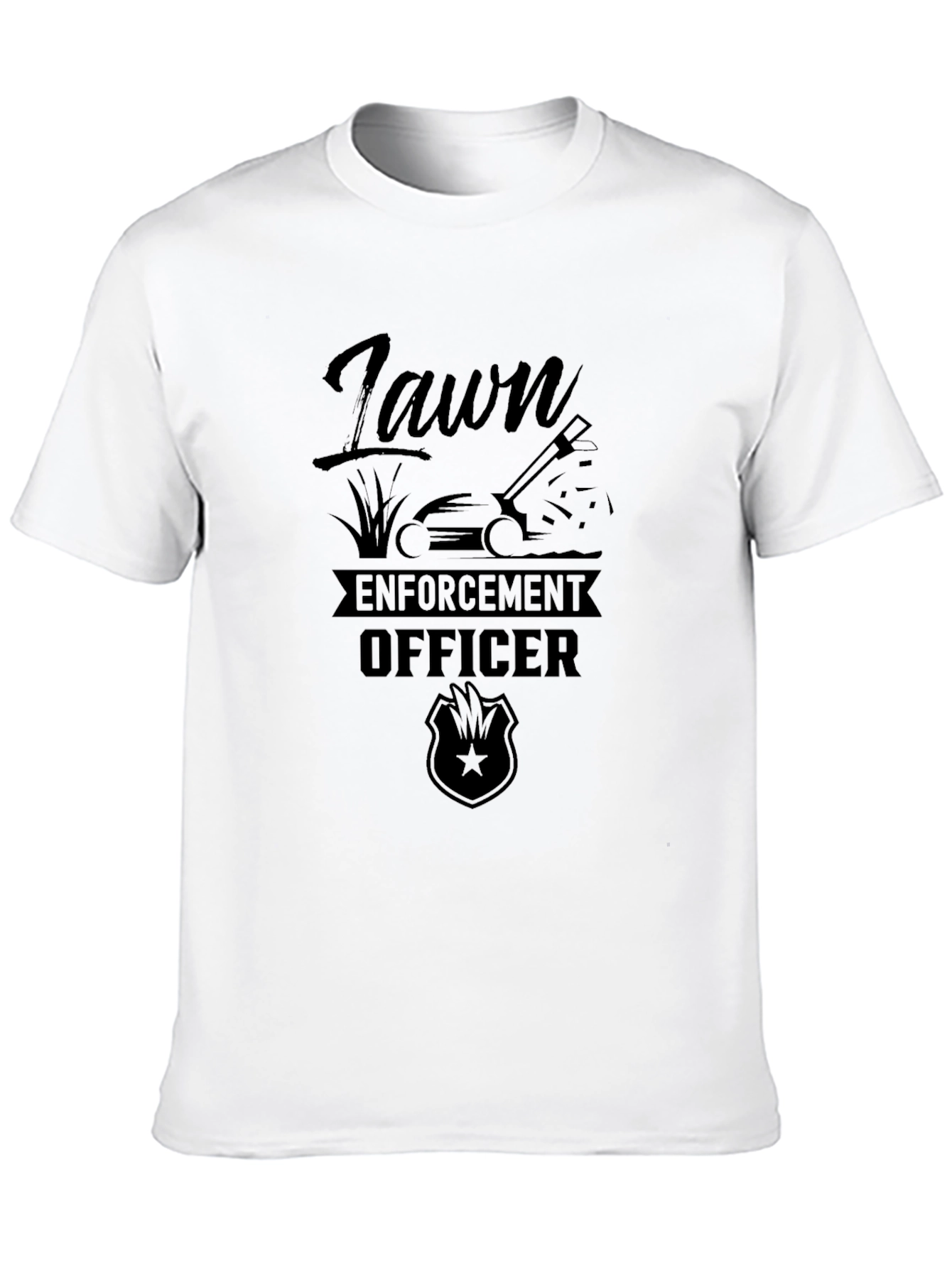 Camiseta Negra Lawn Enforcement Officer