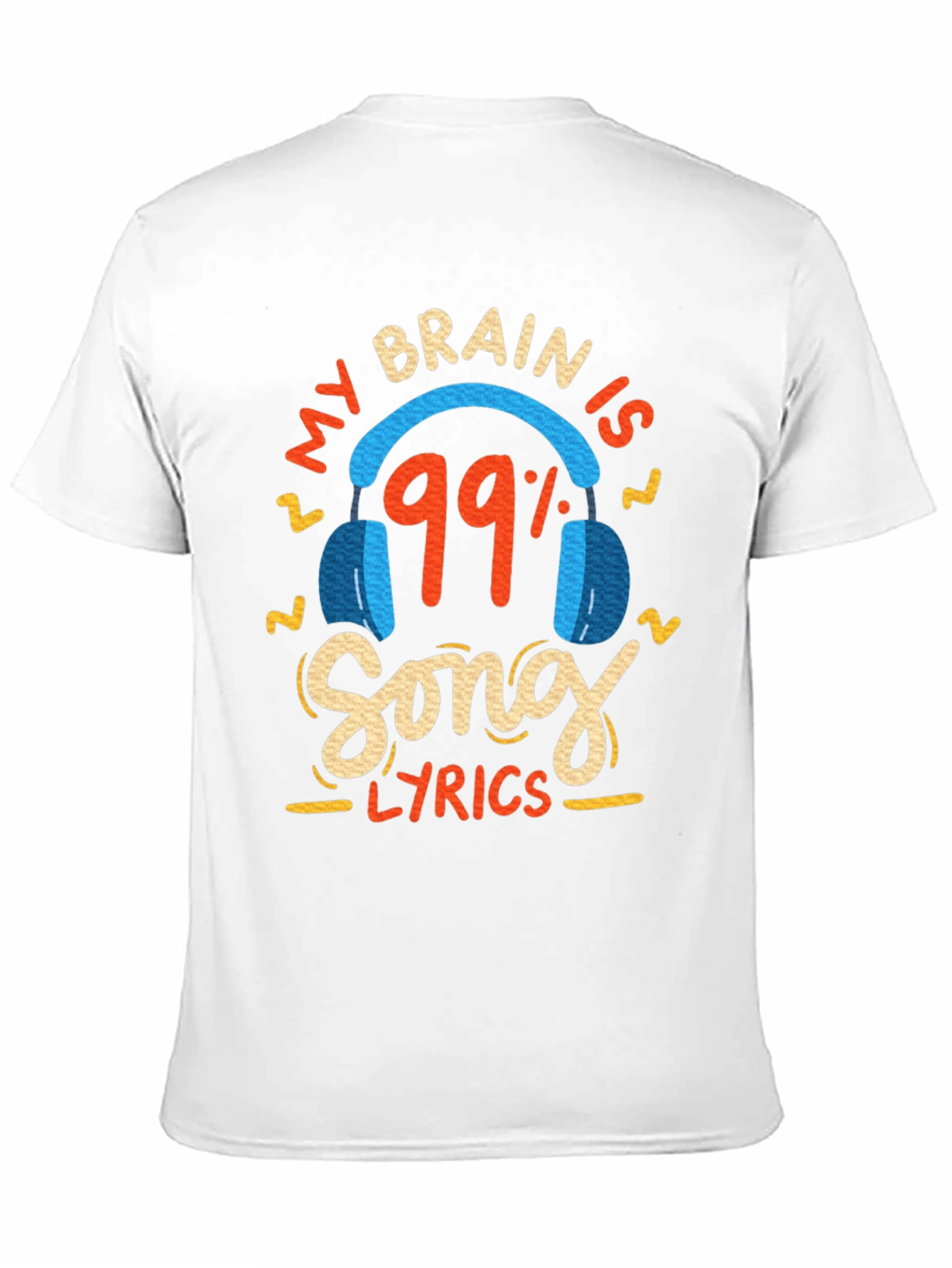 Camiseta Negra 99% Letras de Canciones