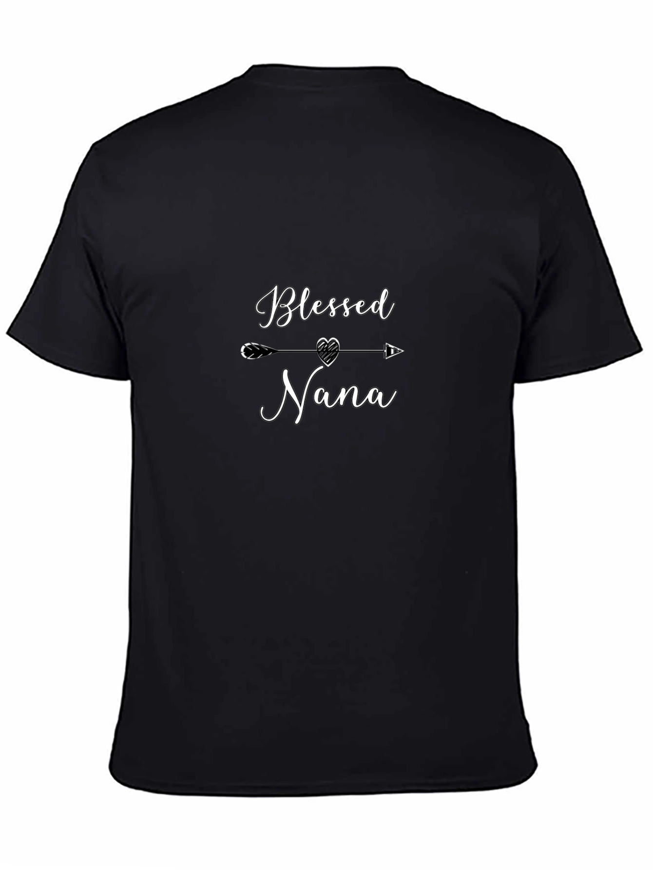 Camiseta Negra con Diseño Blessed Nana