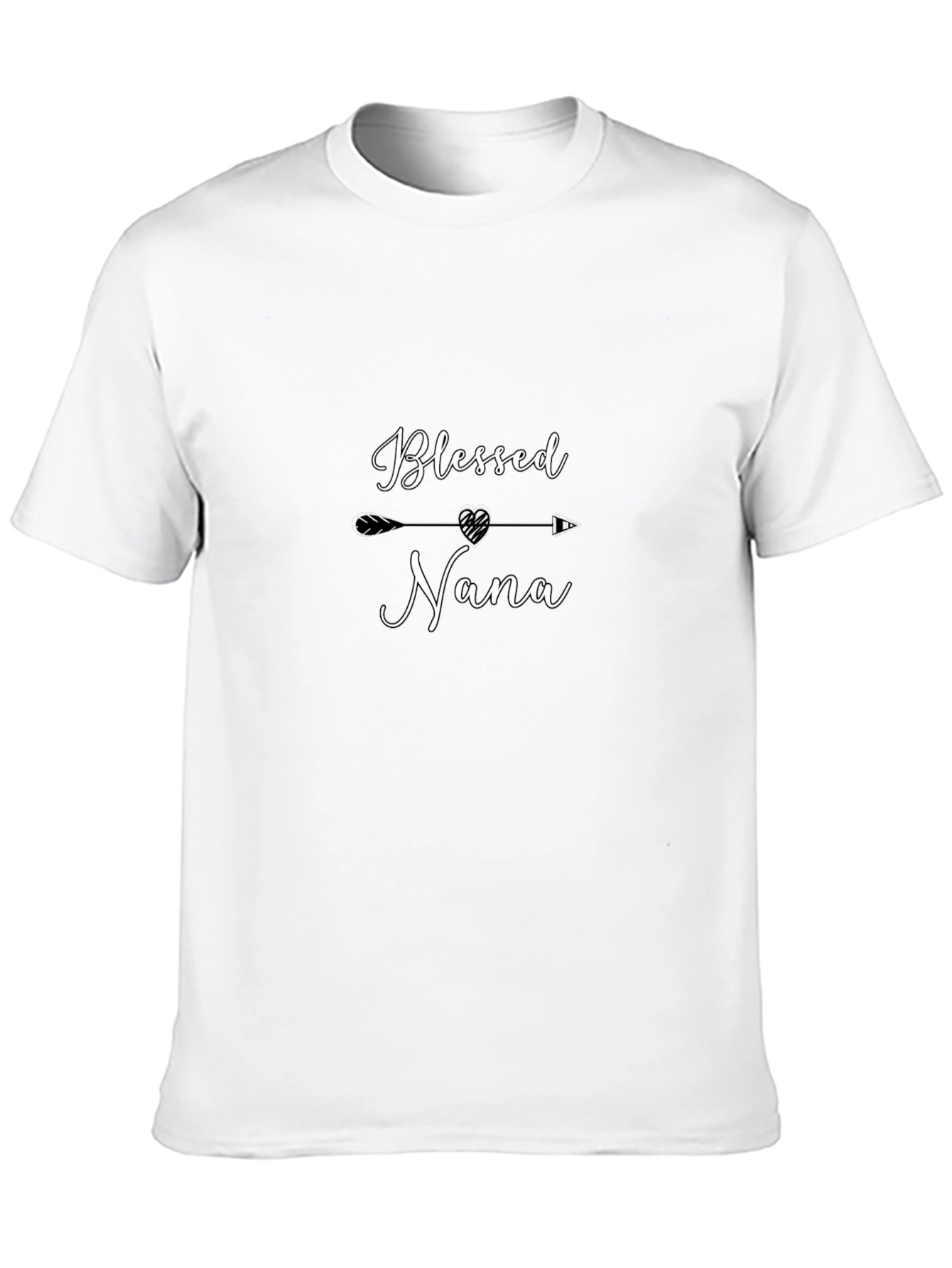 Camiseta Negra con Diseño Blessed Nana