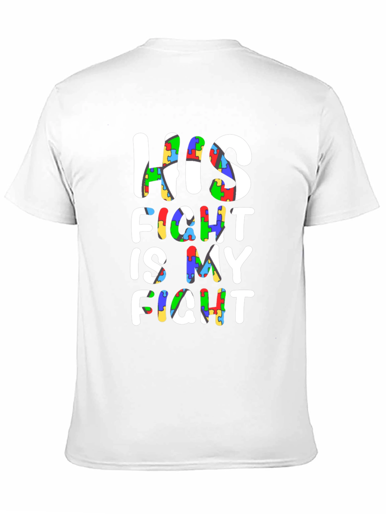 Camiseta Negra Su Lucha Es Mi Lucha Conciencia Autismo