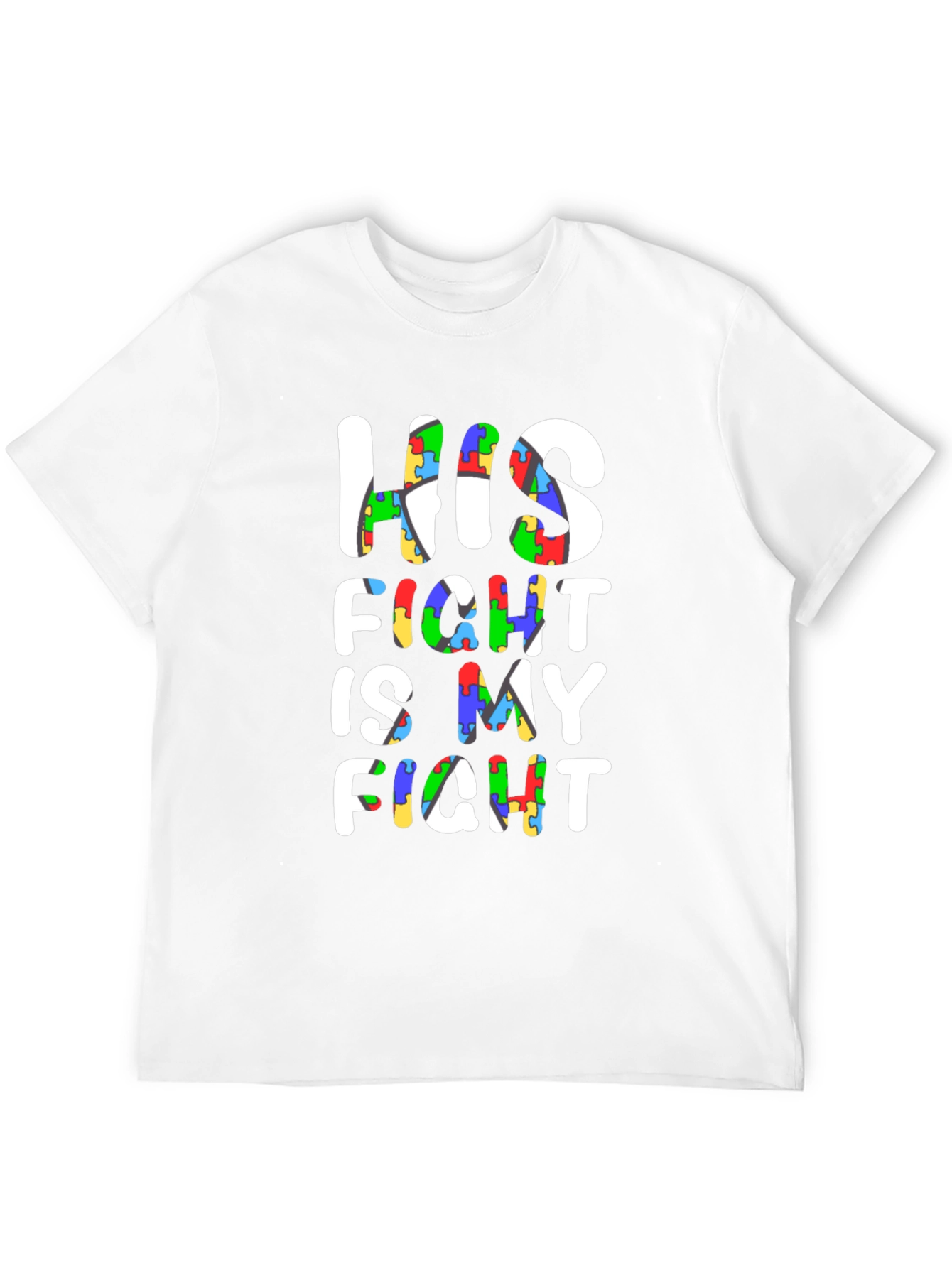 Camiseta Negra Su Lucha Es Mi Lucha Conciencia Autismo
