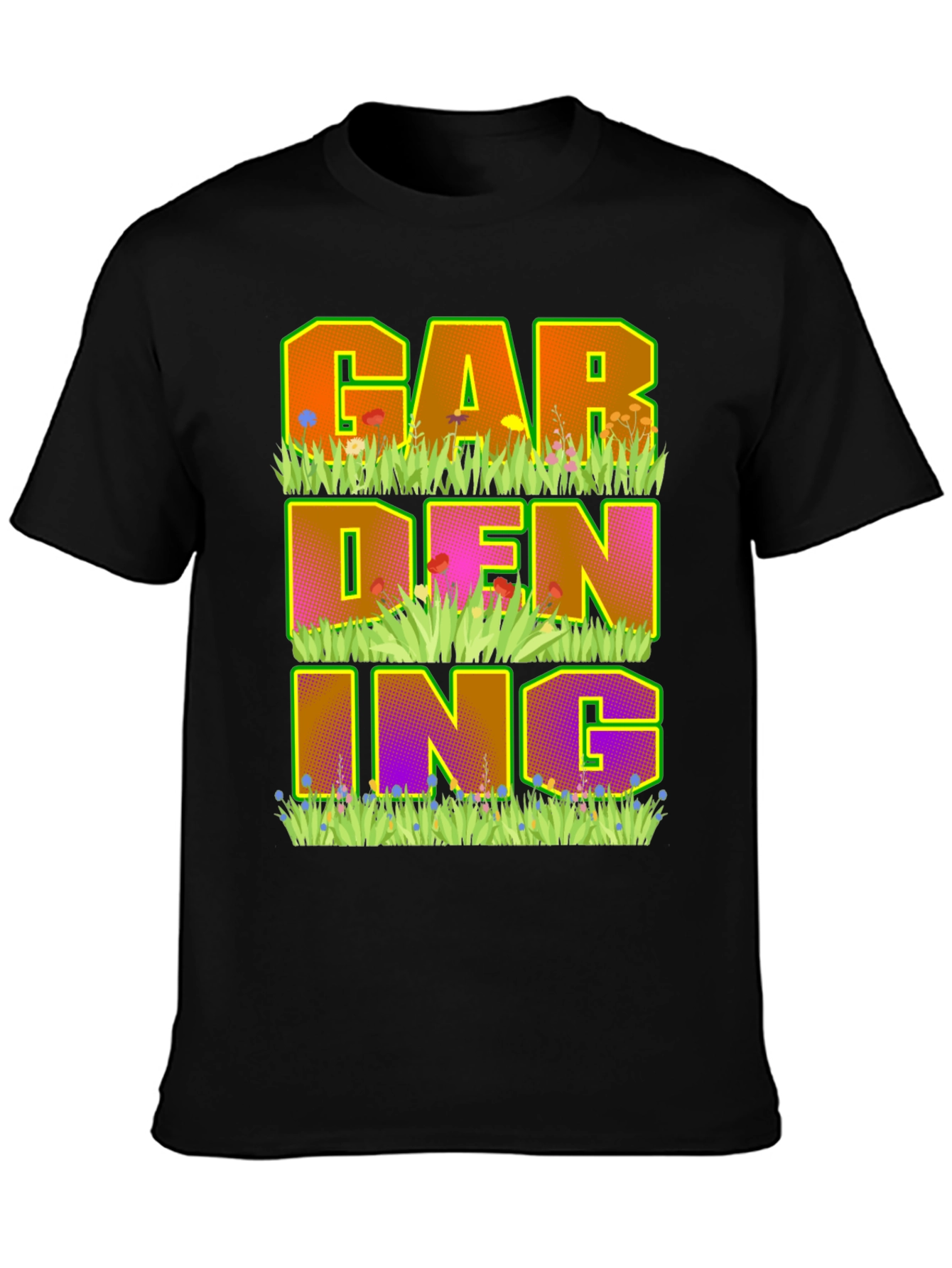 Camiseta Negra de Jardinería