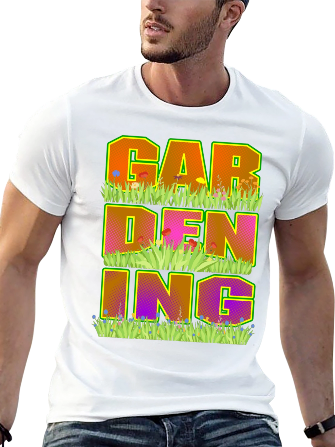 Camiseta Negra de Jardinería