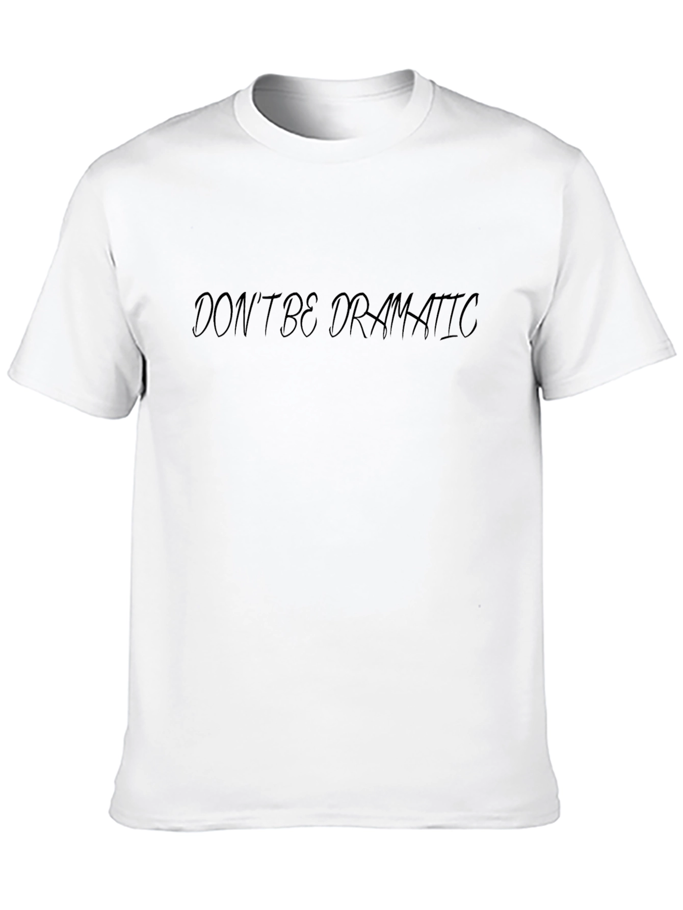 Camiseta Negra Dont be dramatic