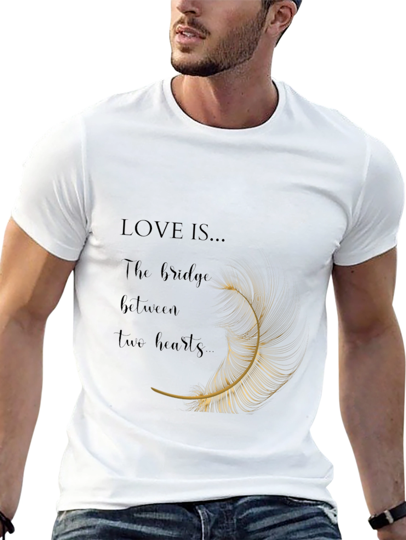 Camiseta Negra: El Amor es el Puente