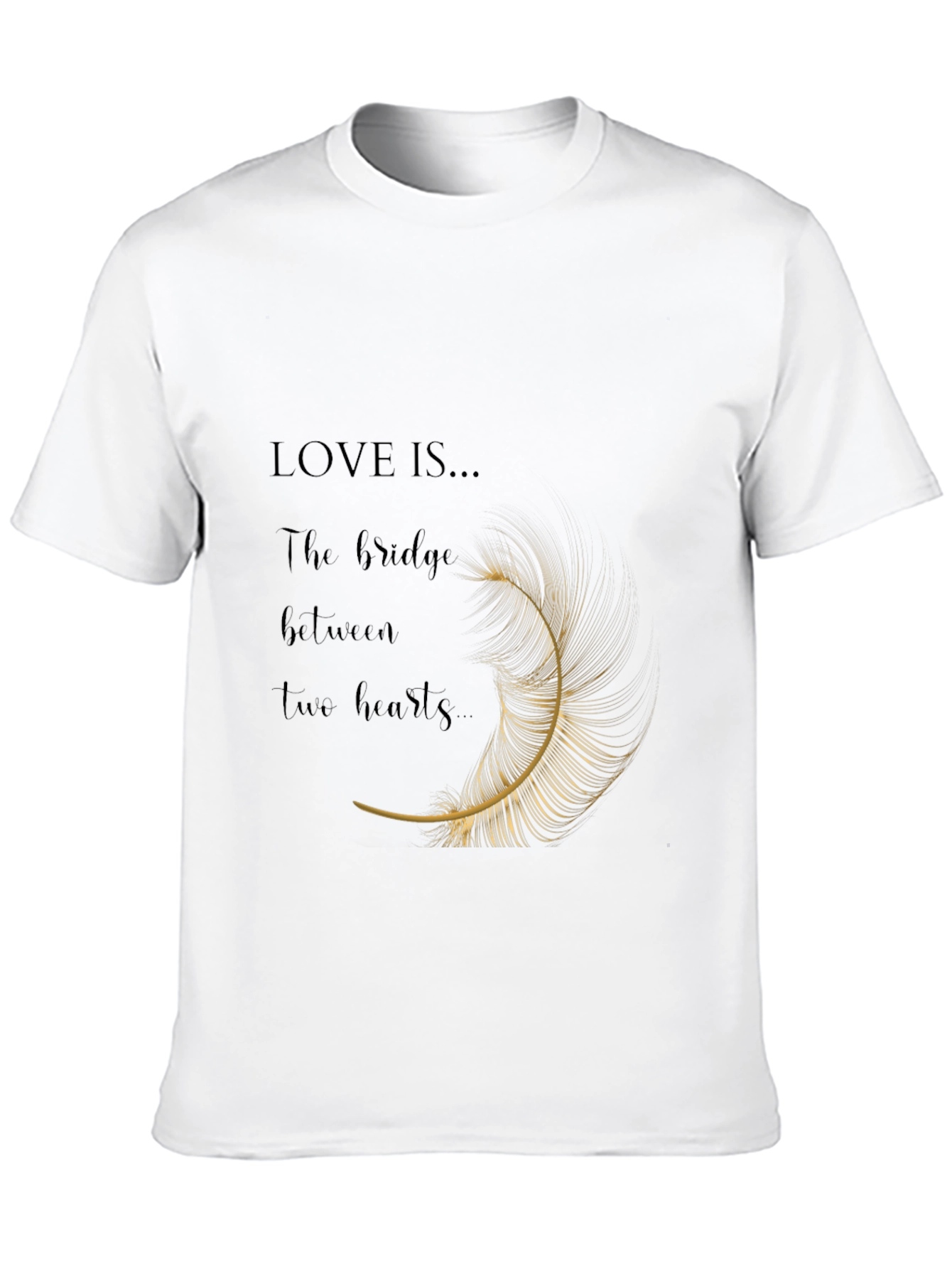 Camiseta Negra: El Amor es el Puente