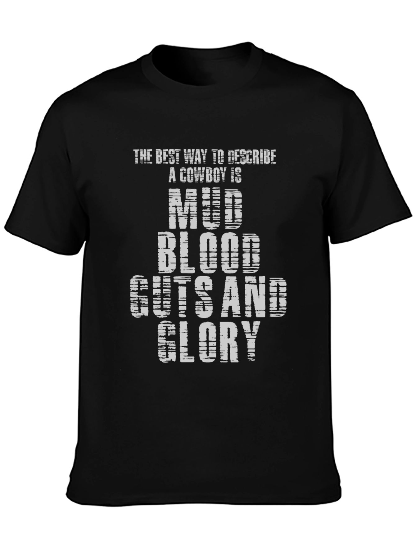 Camiseta Negra: Mud Blood Guts & Glory