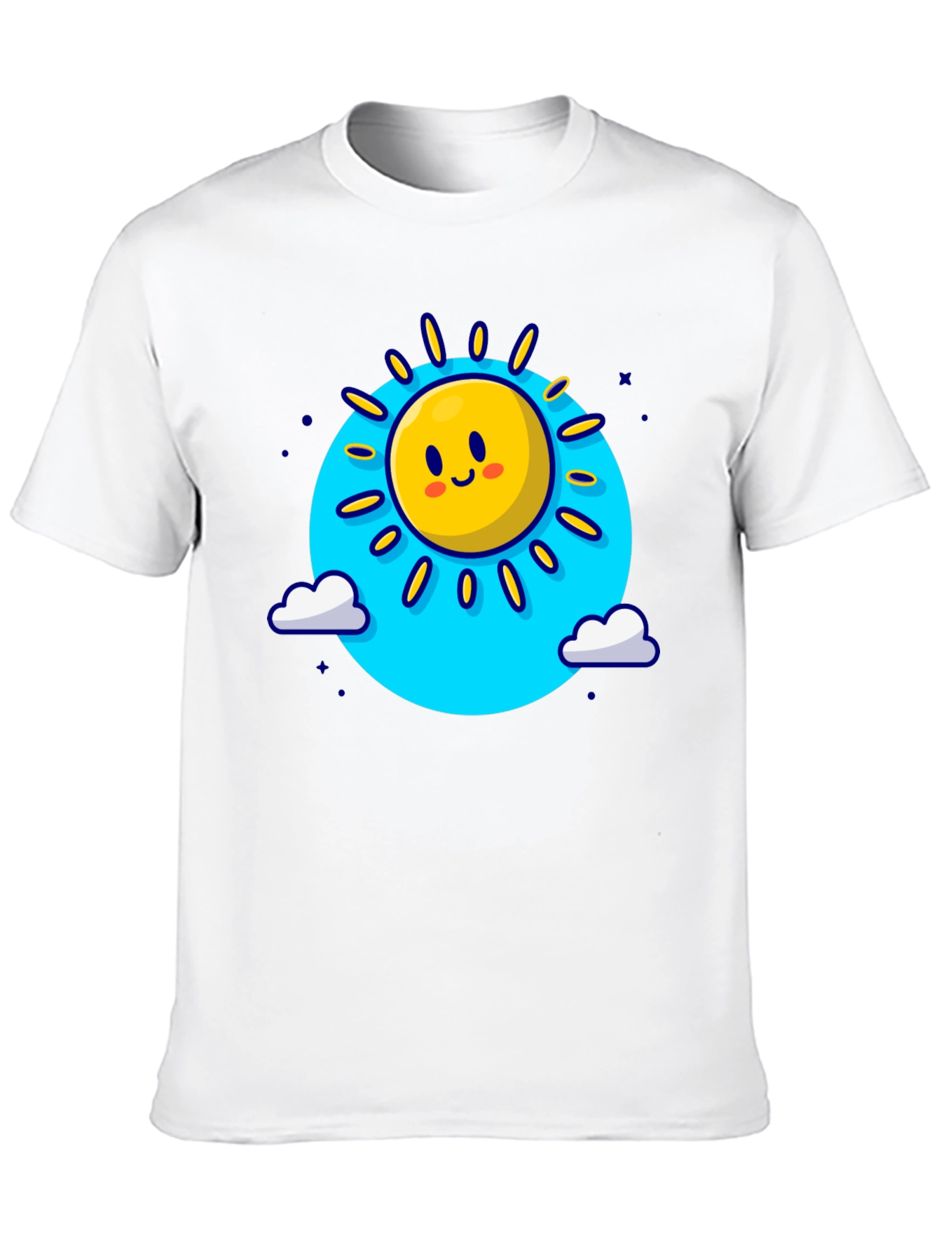 Camiseta Negra Sol Sonriente