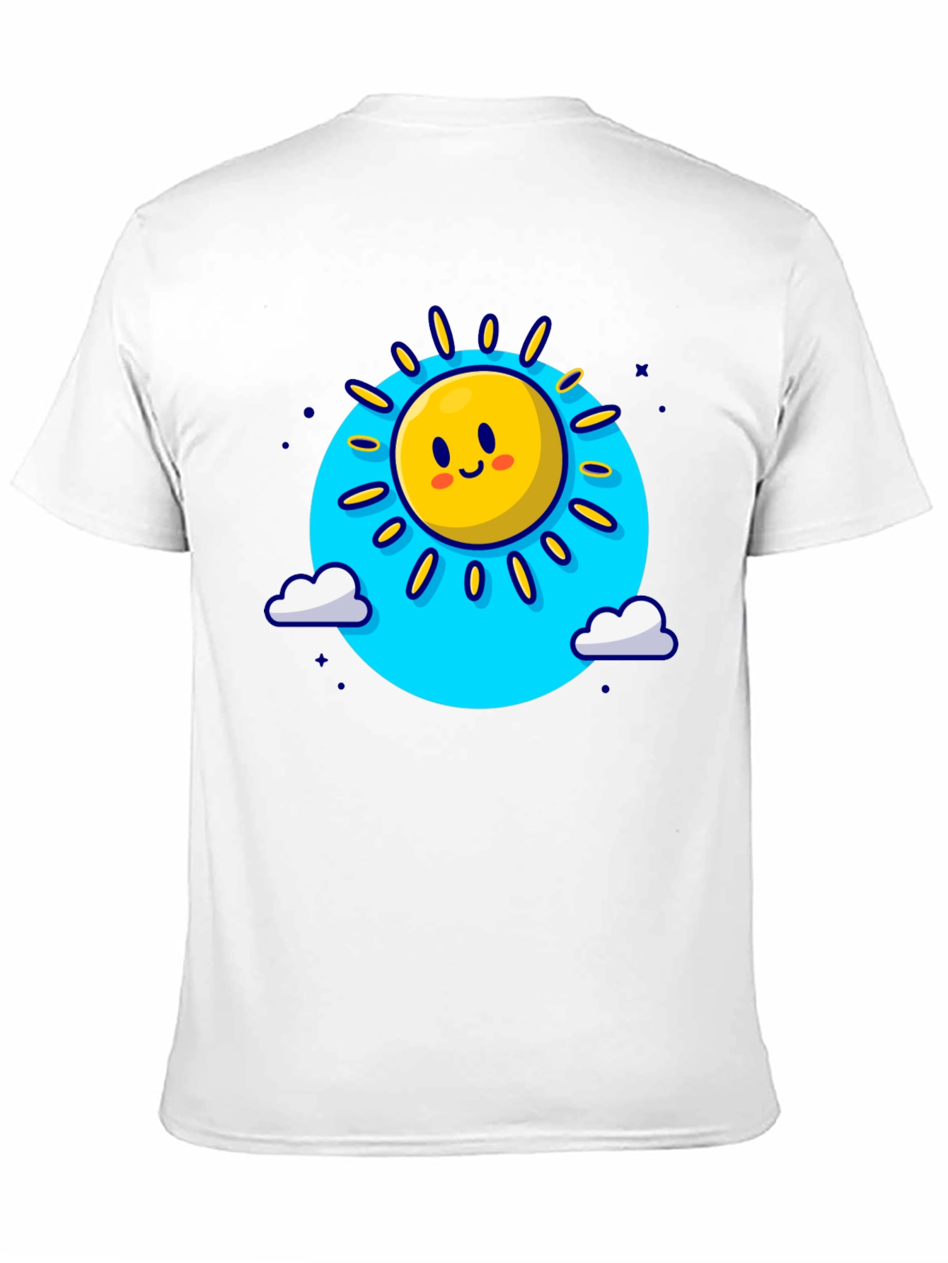 Camiseta Negra Sol Sonriente